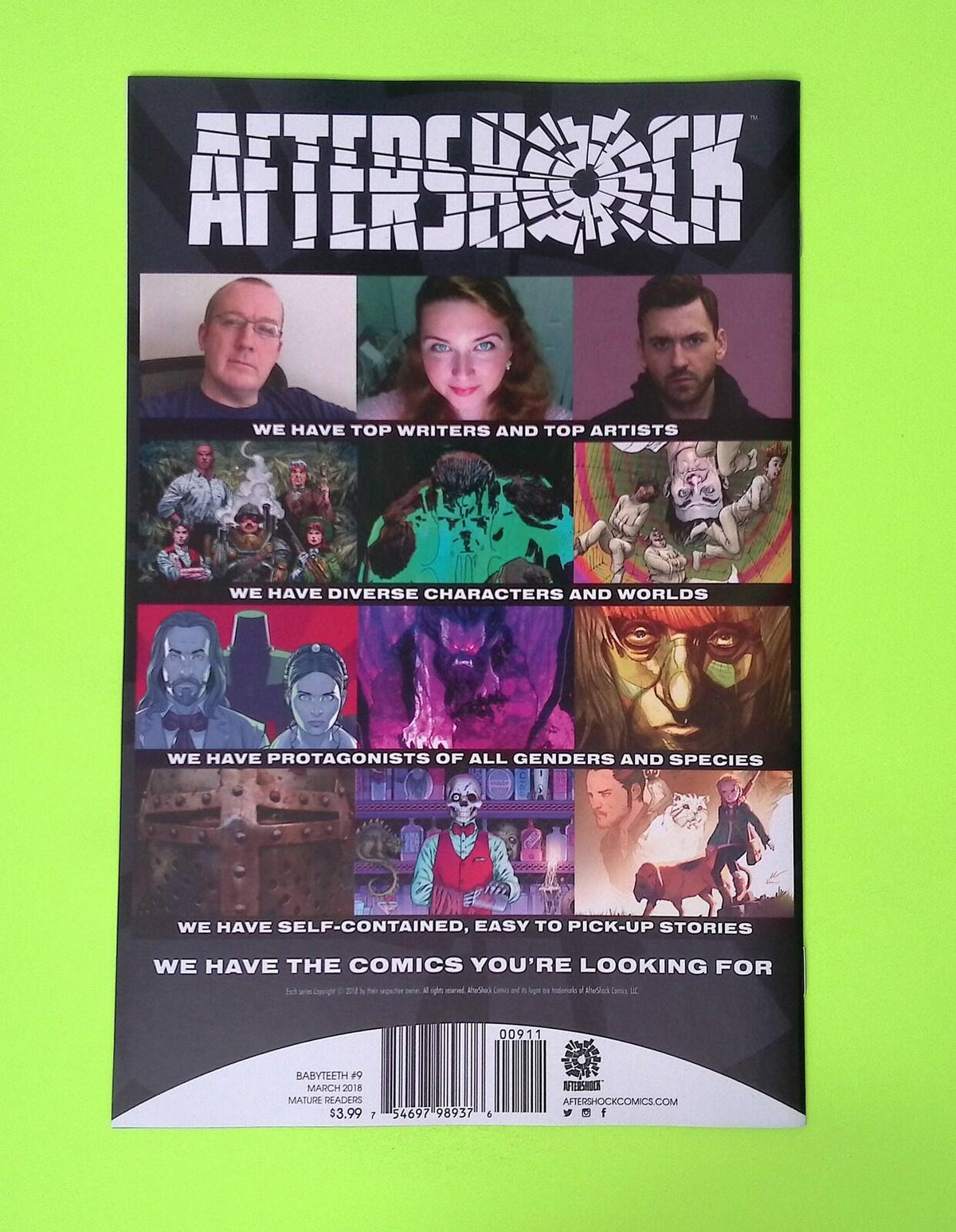 Babyteeth #9 2018 AfterShock Comics High Grade Comic Book W140-28