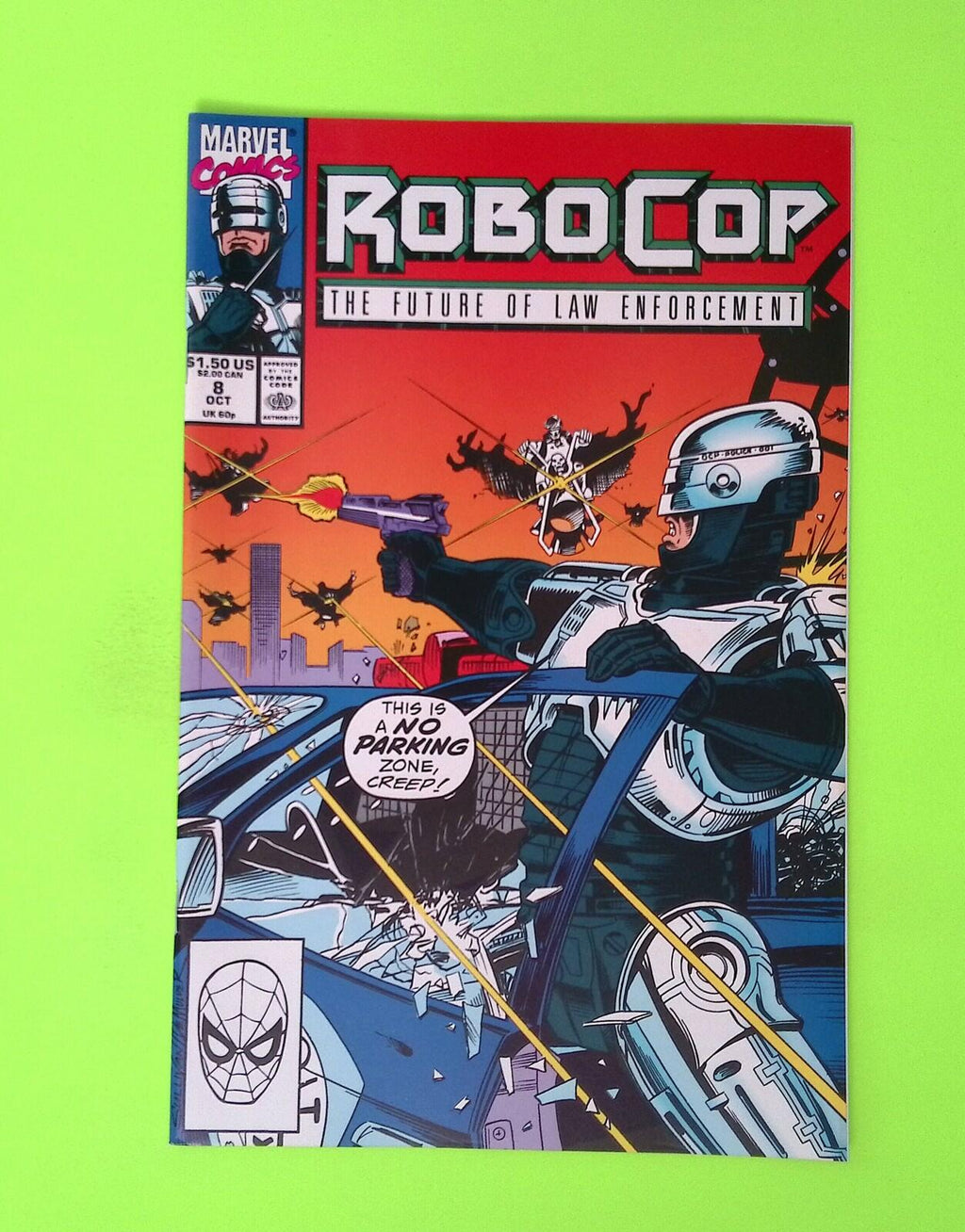 RoboCop #8 Vol. 1 1990 Marvel Comics High Grade Comic Book X86-200