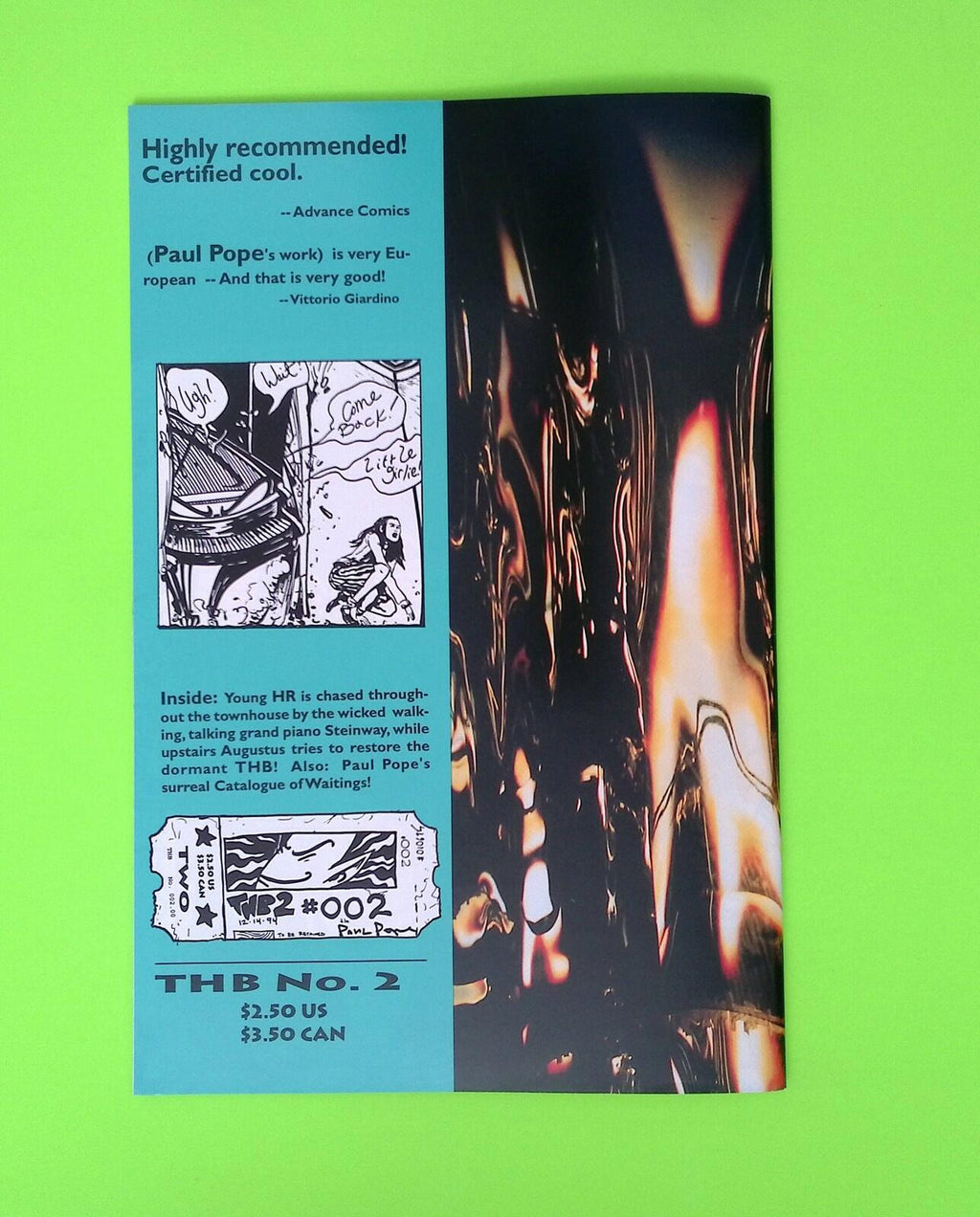 THB #2 Horse Press High Grade Comic Book B106-122