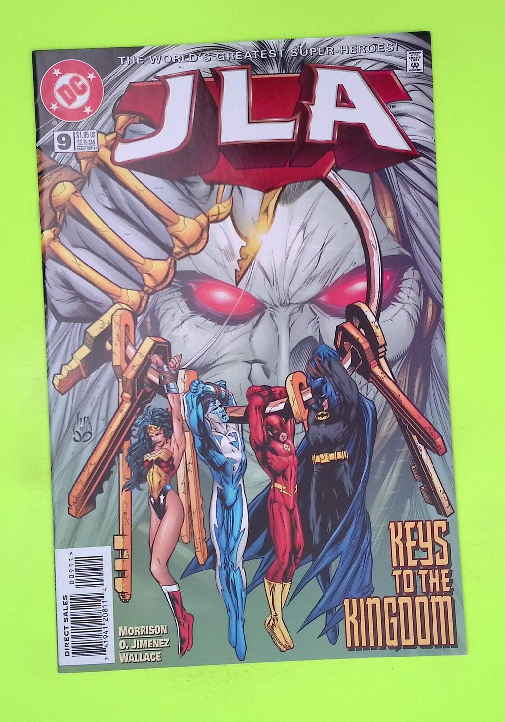 JLA #9 1997 DC Comics Mid Grade Comic Book A22-82