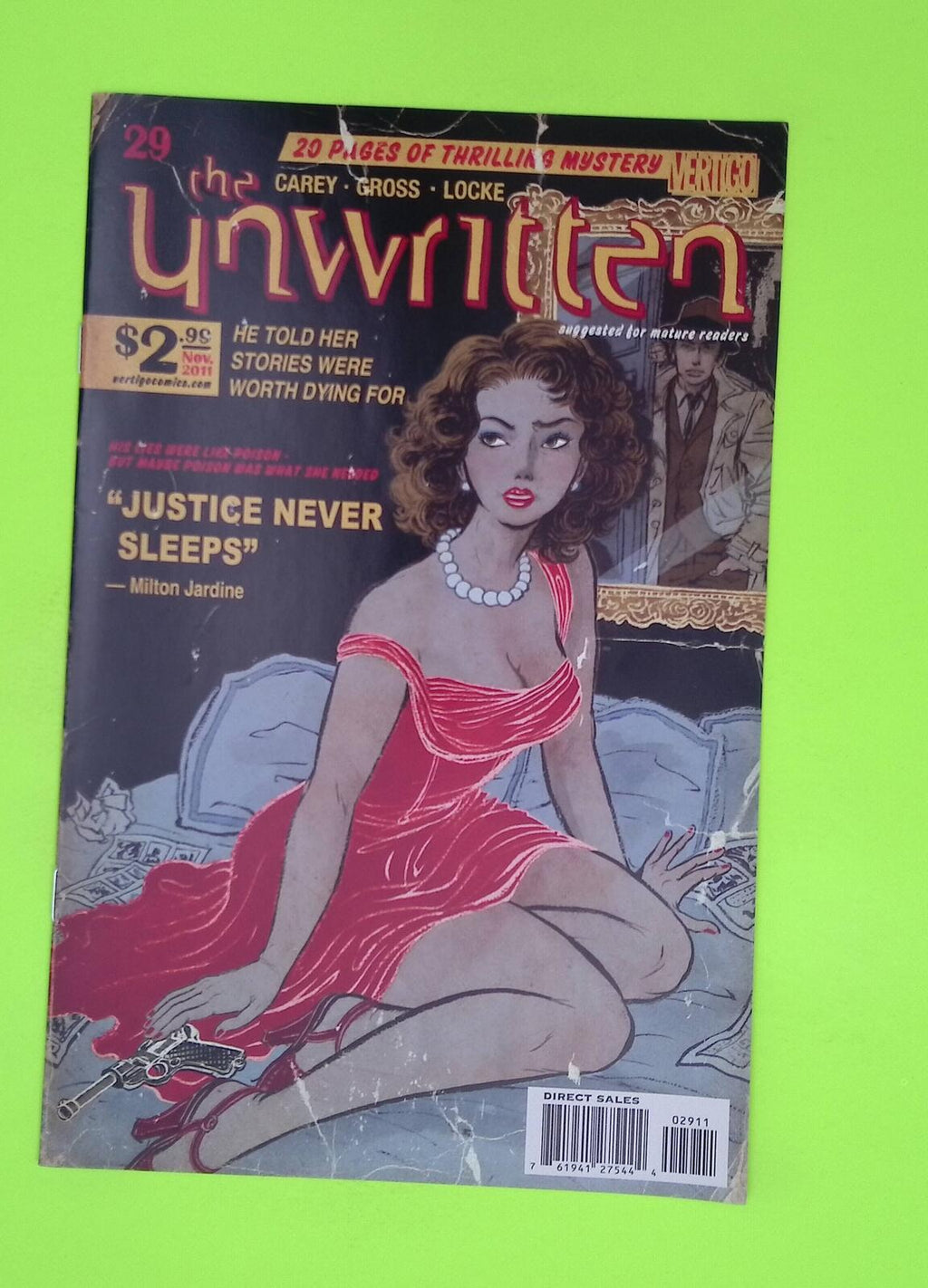 The Unwritten #29 2011 Vertigo 7.0 Comic Book K66-233