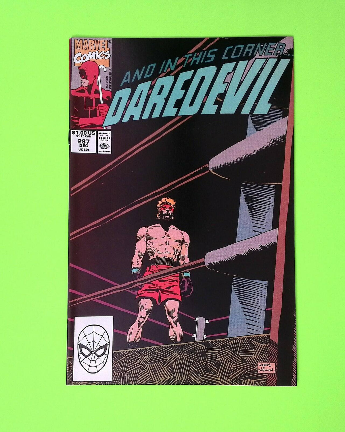 Daredevil #287 Vol. 1 1990 Marvel Comics Higher Grade Comic Book B20-26