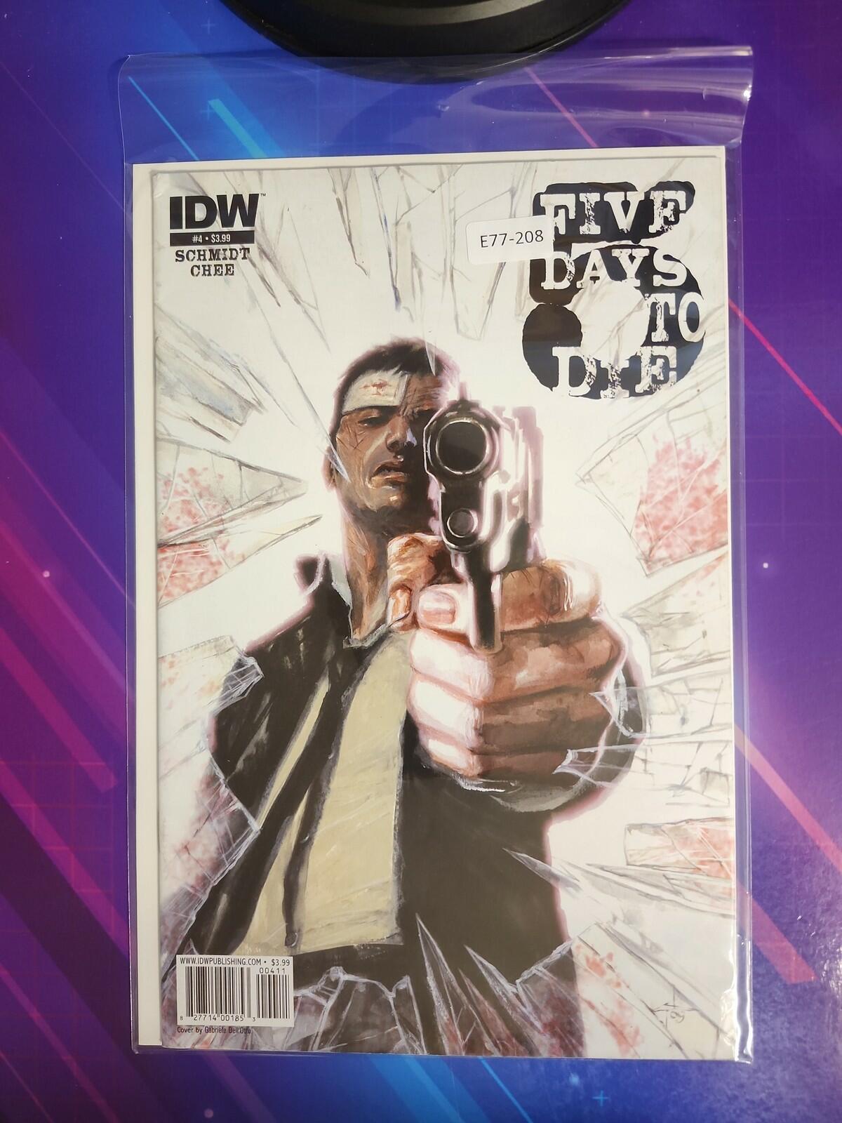 5 DAYS TO DIE #4 8.0 IDW PUBLISHING COMIC BOOK E77-208