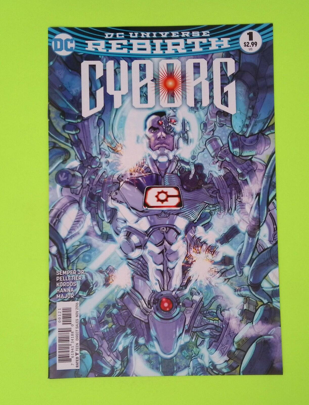 Cyborg #1b Vol. 2 2016 DC Comics Variant High Grade Comic Book Q5-175