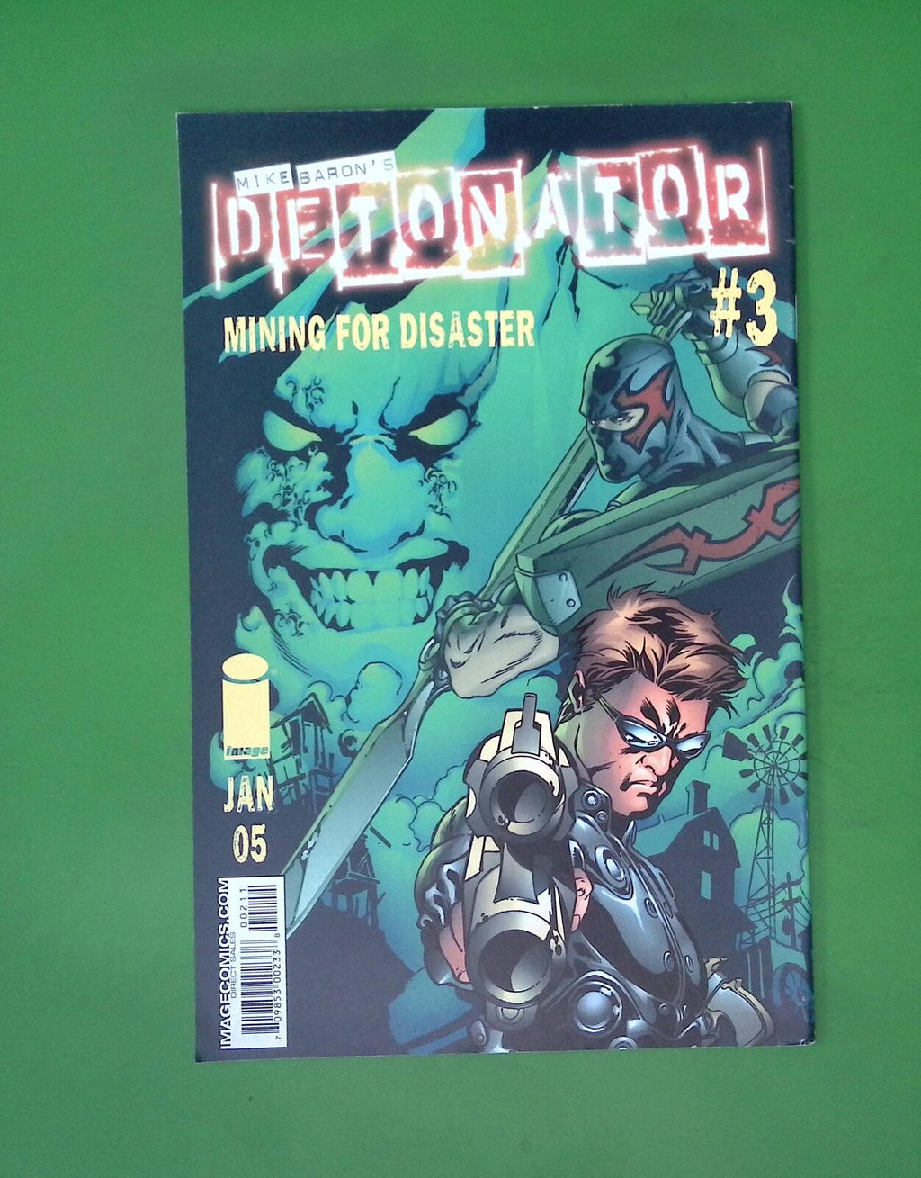 Mike Baron's Detonator #2 2004 Image Comics Mid Grade Comic Book H90-251