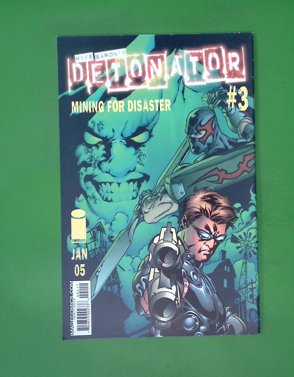Mike Baron's Detonator #2 2004 Image Comics Mid Grade Comic Book H90-251