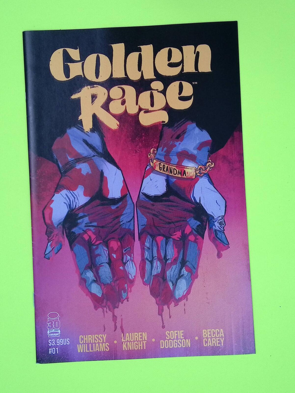 Golden Rage #1 2022 Image Comics High Grade Comic Book G8-84