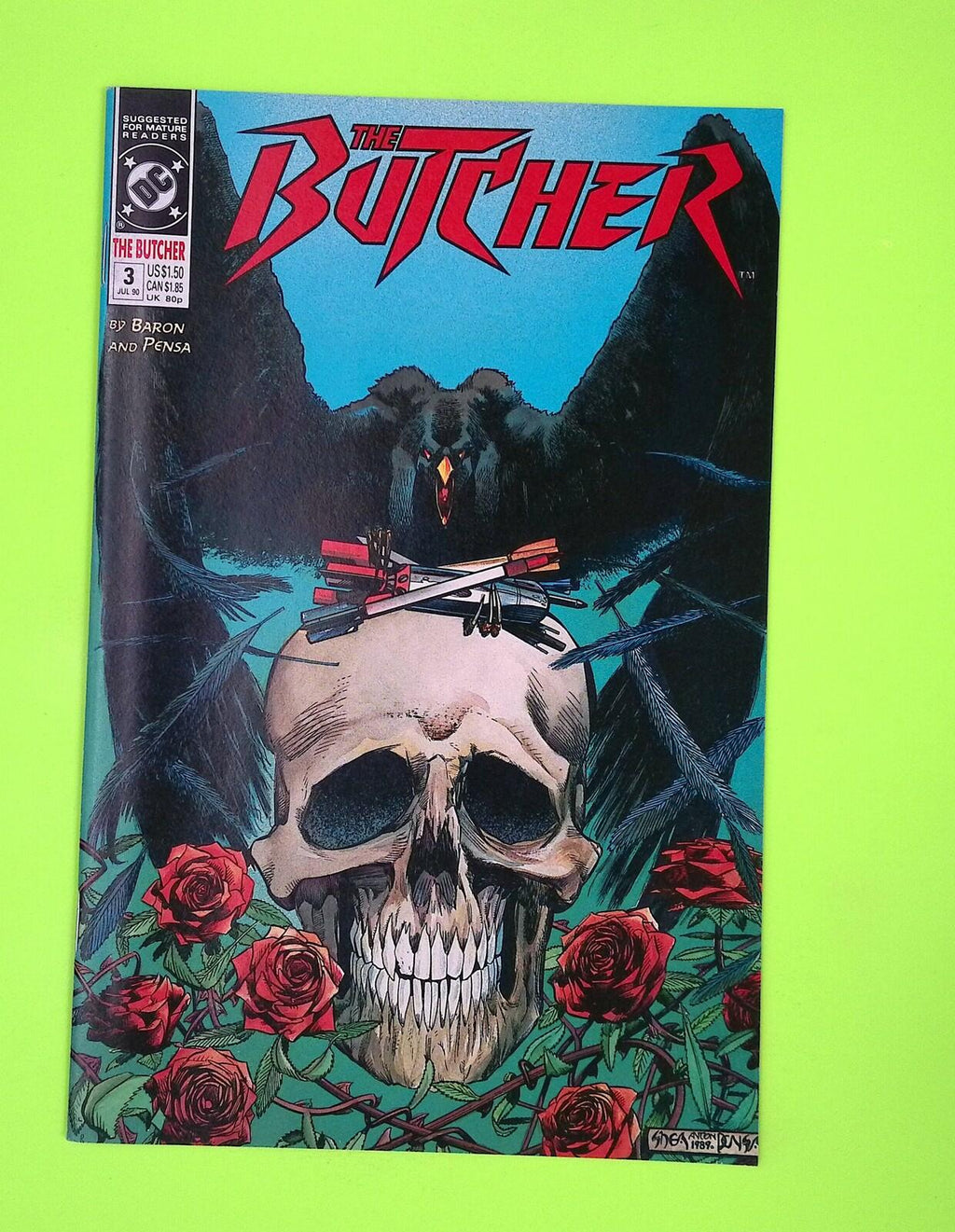 Butcher #3 1990 DC Comics High Grade Comic Book J87-109