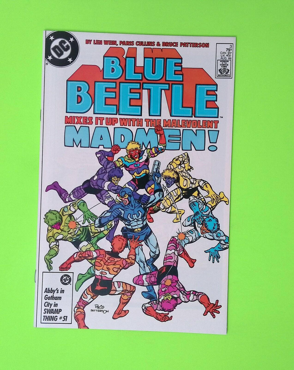 Blue Beetle #3 Vol. 6 1986 DC Comics 1st App High Grade Comic Book B54-110