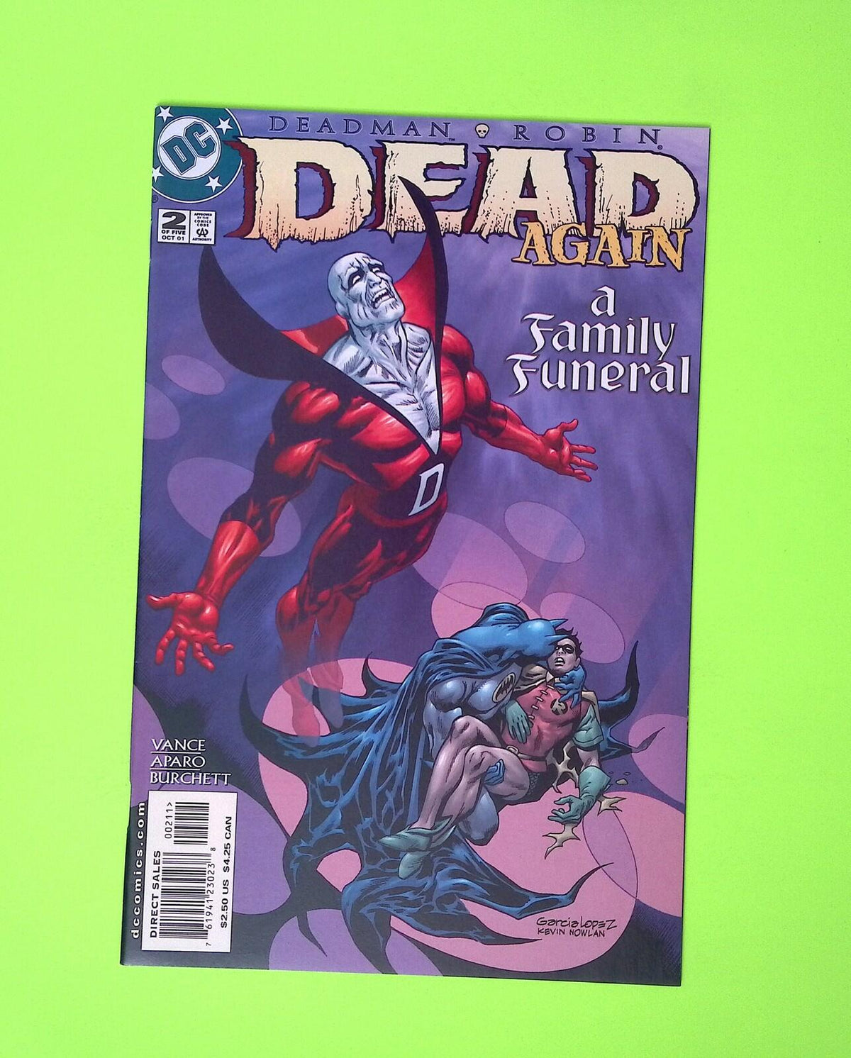 Deadman Dead Again #2 2001 DC Comics High Grade Comic Book X280-14