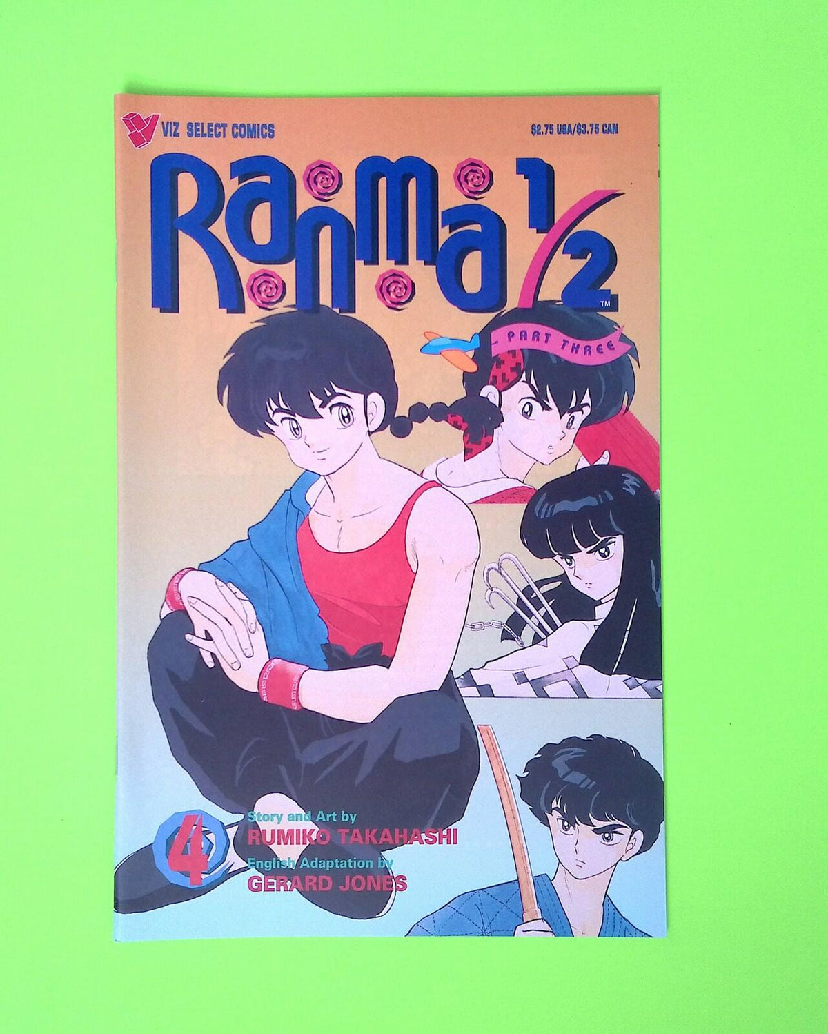 Ranma 1/2 #4 Vol. 3 Viz Media High Grade Comic Book Q137-37