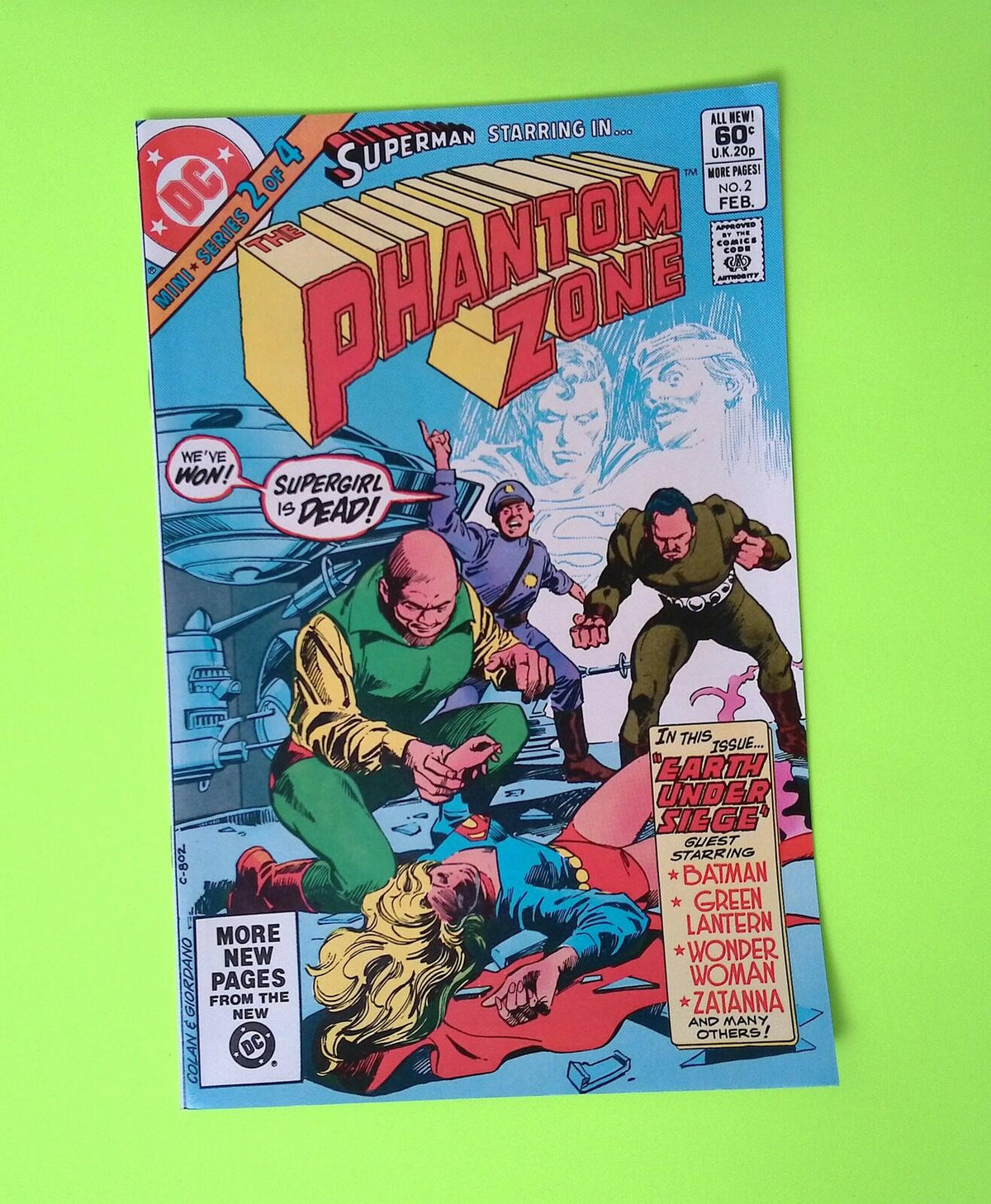 Phantom Zone #2 1982 DC Comics 8.0 Comic Book Q77-182