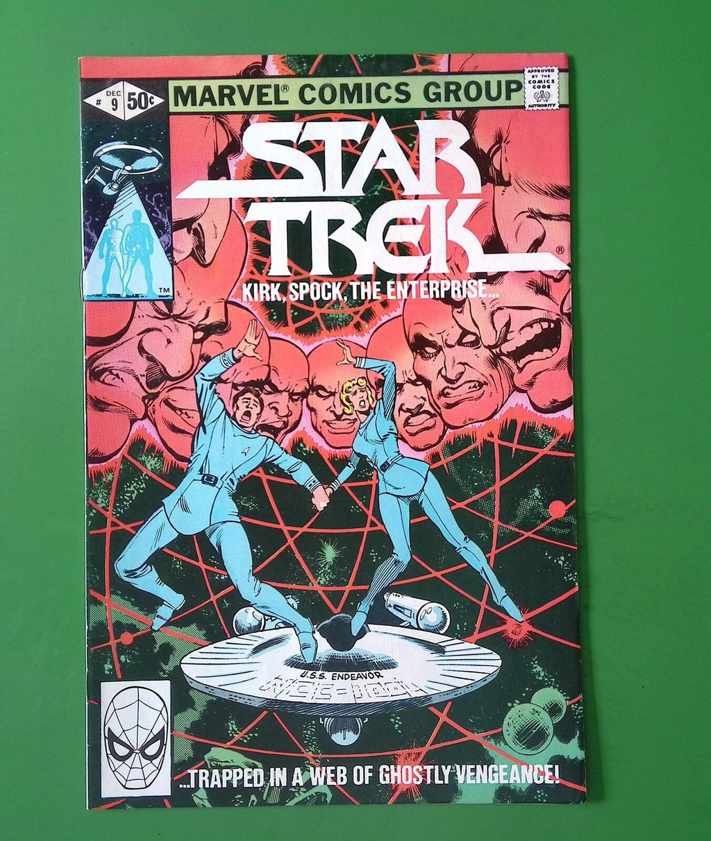 STAR TREK #9 VOL. 2 8.0 MARVEL COMIC BOOK TS85-247