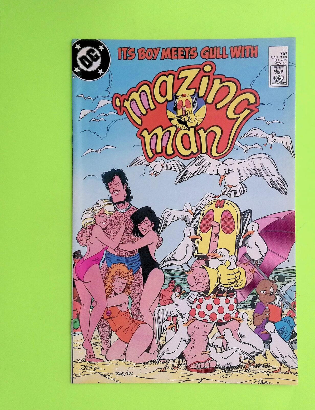 'Mazing Man #11 1986 DC Comics 8.0 Comic Book V66-109