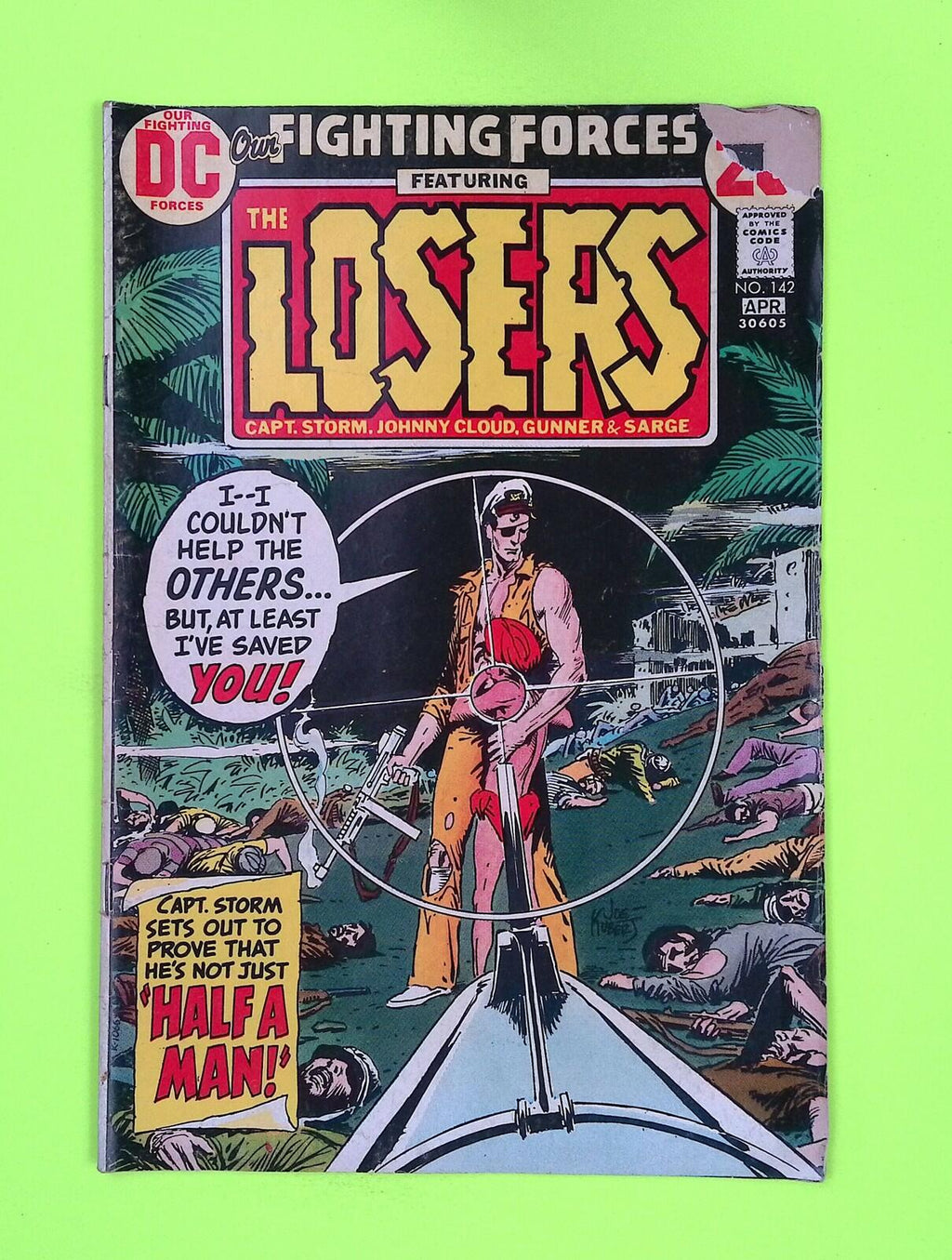 Our Fighting Forces #142 1973 DC Comics Low Grade Comic Book J91-32