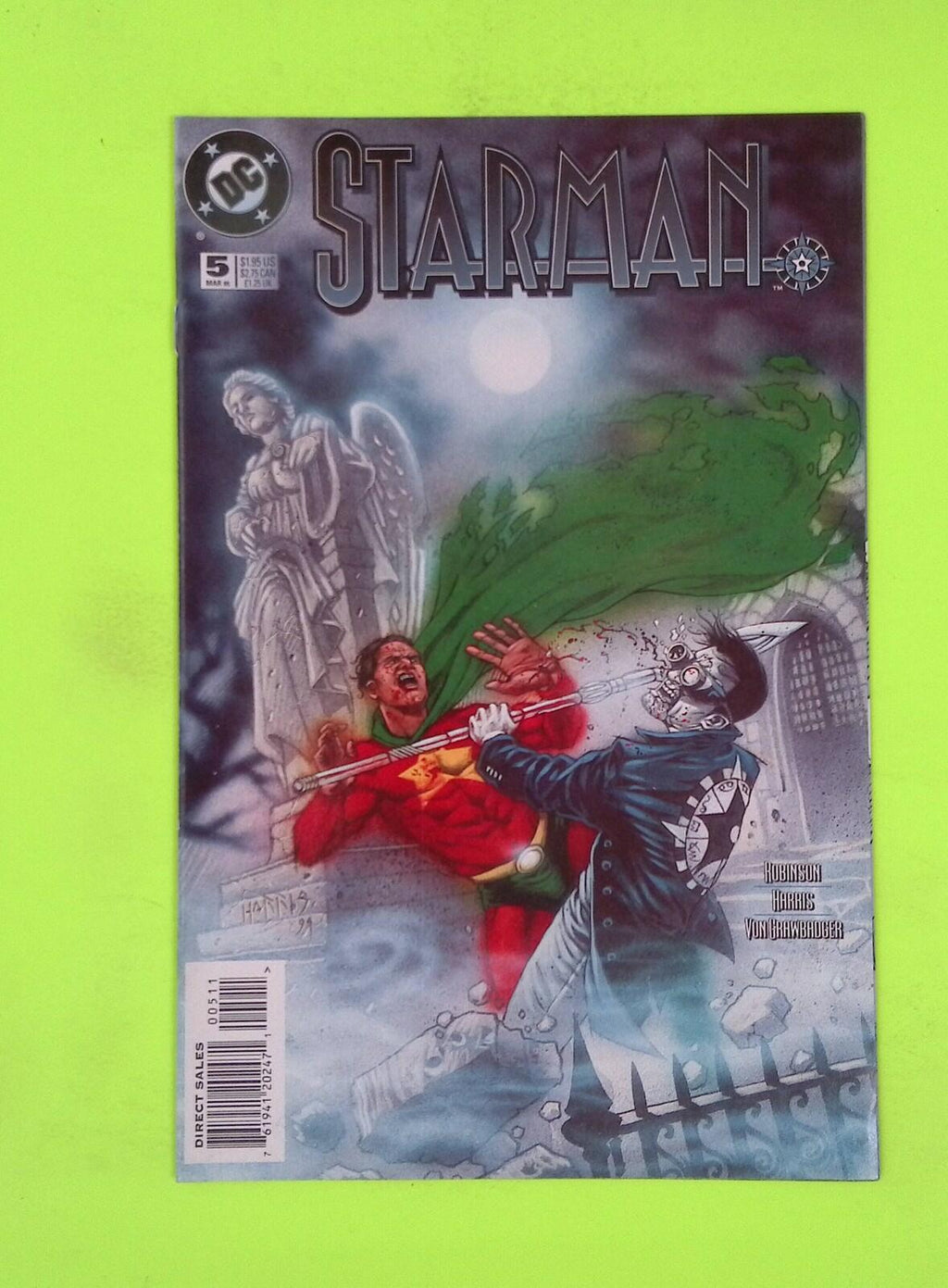 Starman #5 Vol. 2 1995 DC Comics High Grade Comic Book G89-253