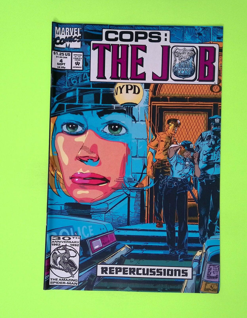 Cops The Job #4 1992 Marvel Comics High Grade Comic Book X16-101