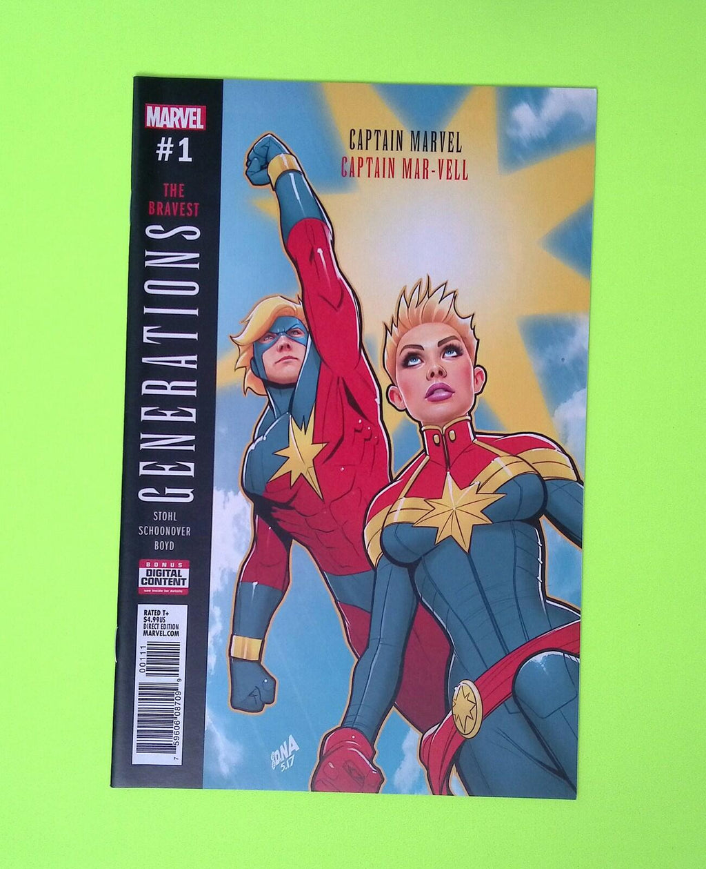 Generations Captain Marvel & Captain Mar-Vell #1 One-Shot 2017 X217-158