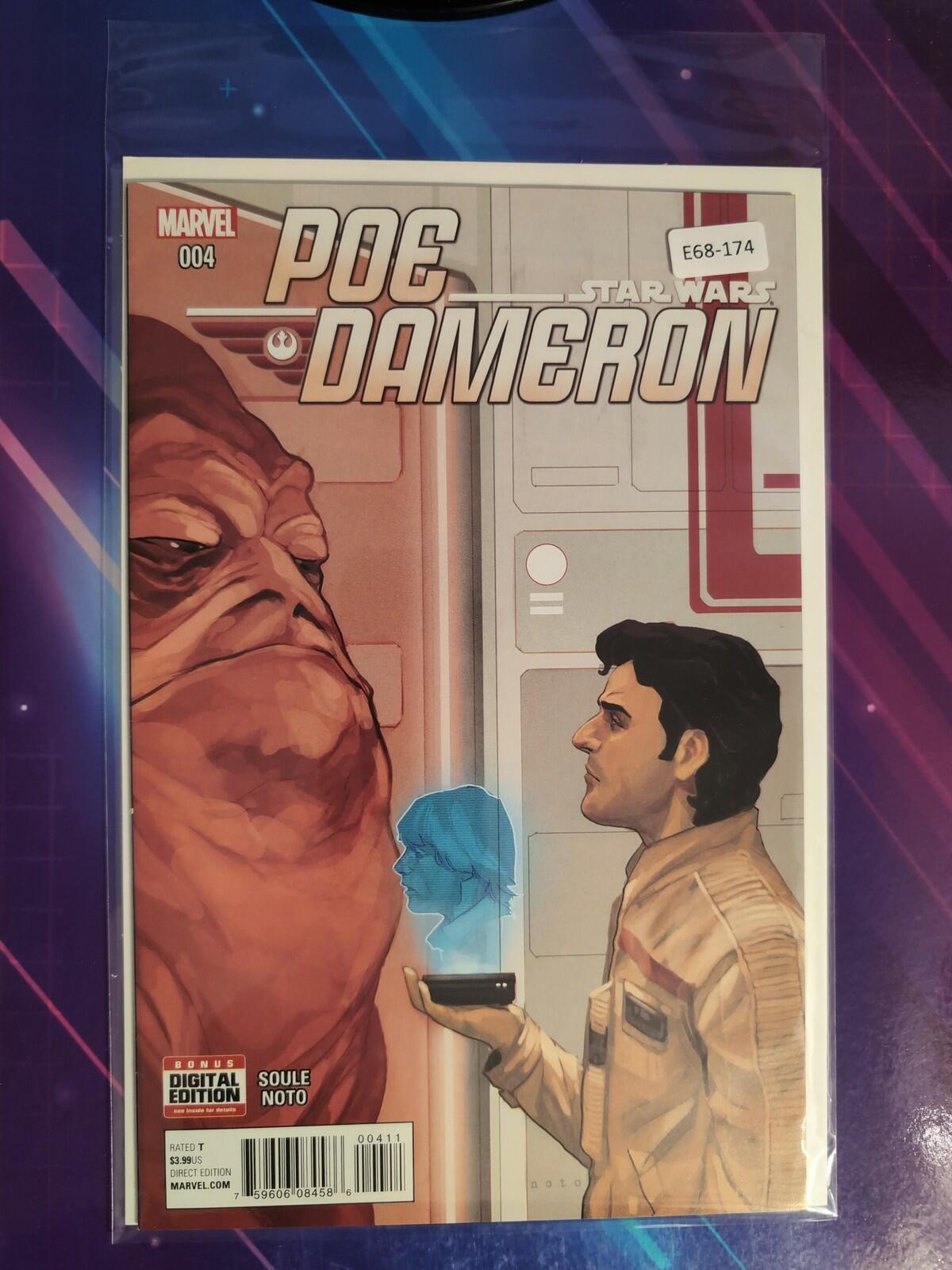 POE DAMERON #4 HIGH GRADE MARVEL COMIC BOOK E68-174