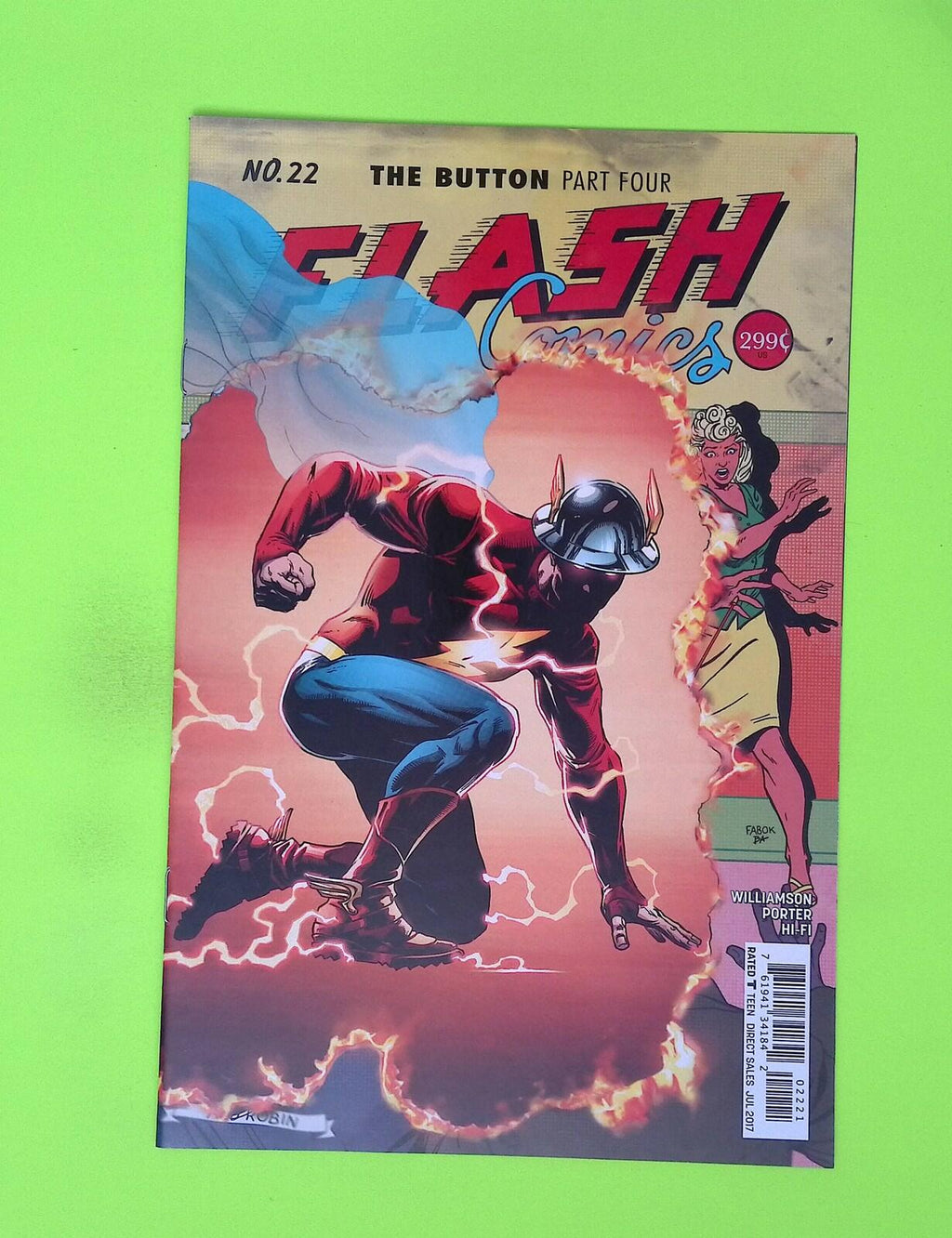 Flash #22b Vol. 5 2017 DC Comics Variant 8.0 Comic Book X56-74