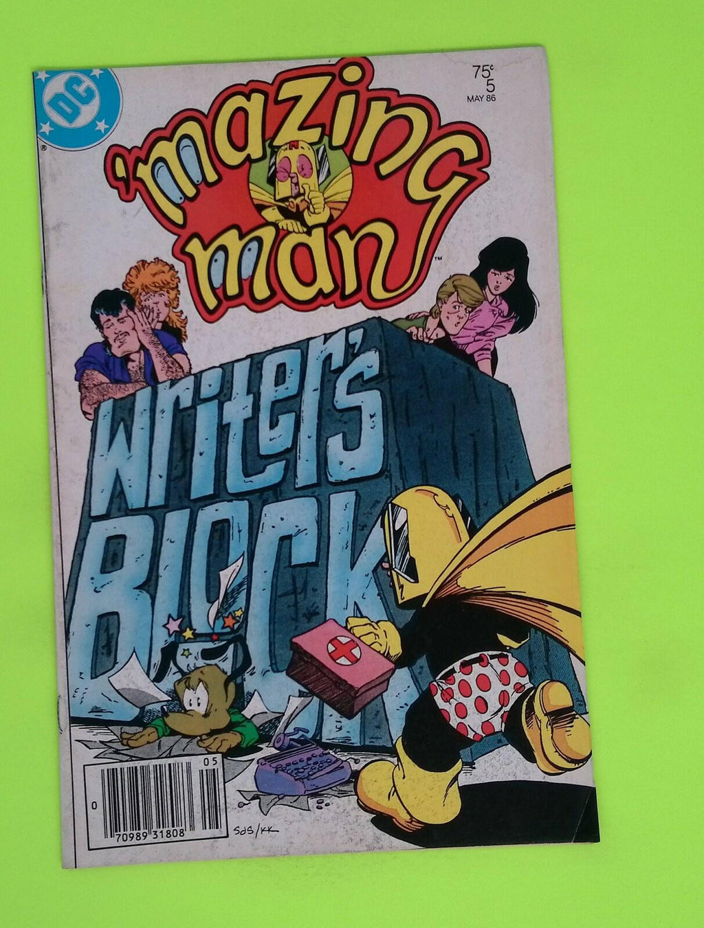 'Mazing Man #5 1986 DC Comics Newsstand 4.5 Comic Book M58-78