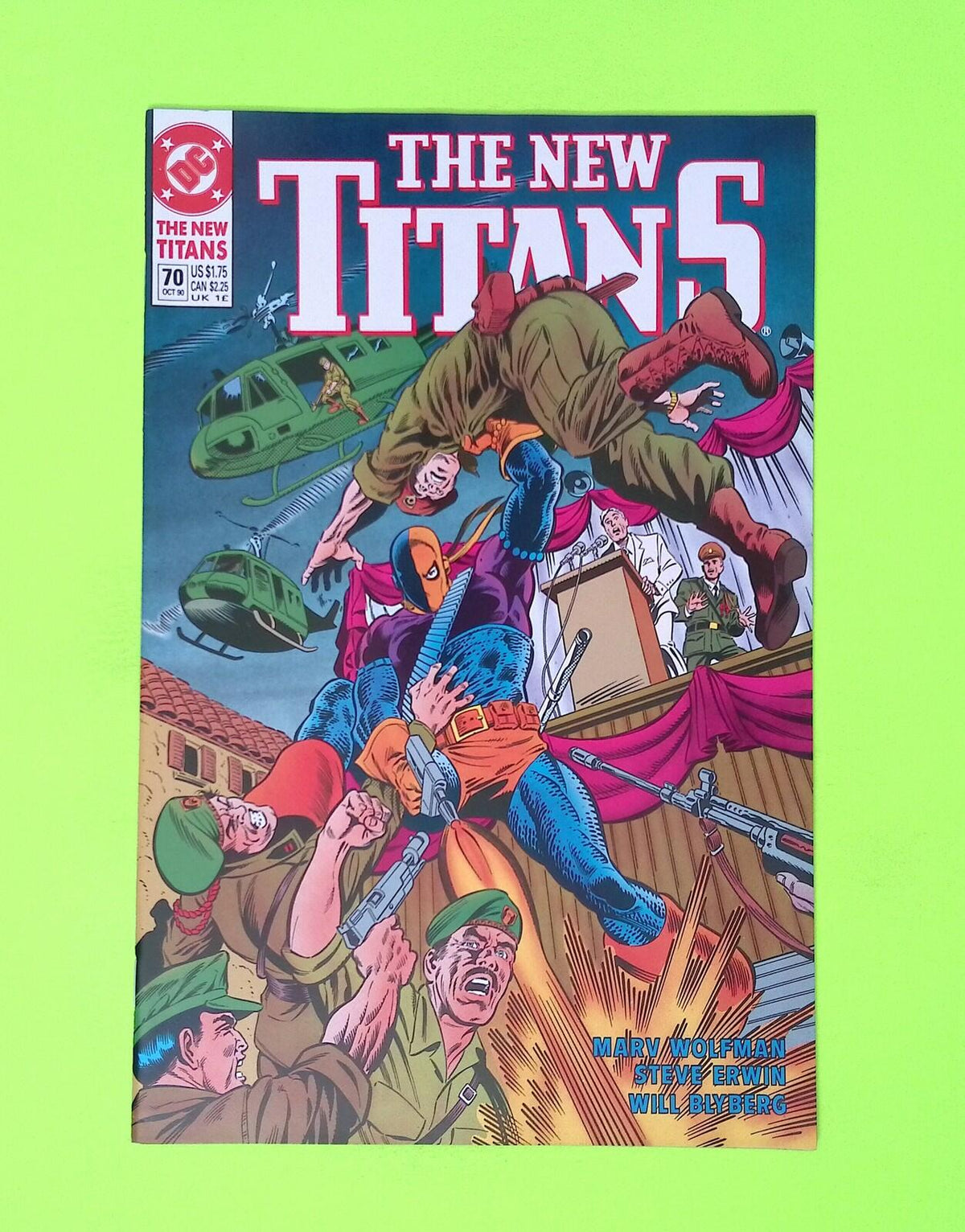 New Titans #70 1990 DC Comics 8.0 Comic Book W112-78