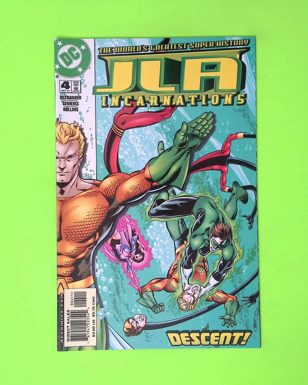 JLA Incarnations #4 2001 DC Comics Higher Grade Comic Book B23-79