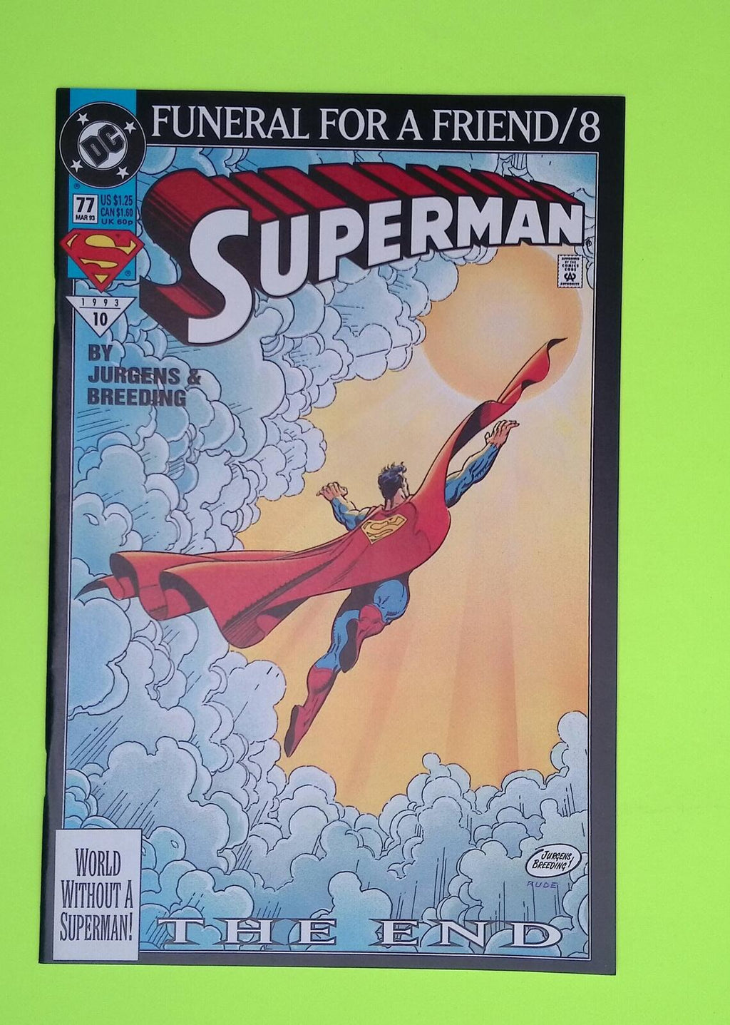 Superman #77 Vol. 2 1993 DC Comics Mid Grade Comic Book K16-40