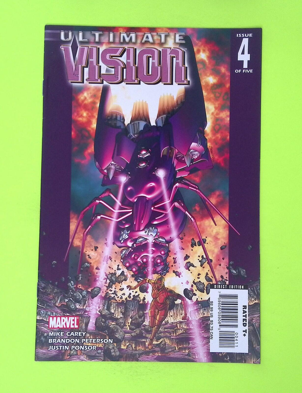 Ultimate Vision #4 2007 Ultimate Marvel High Grade Comic Book W28-221