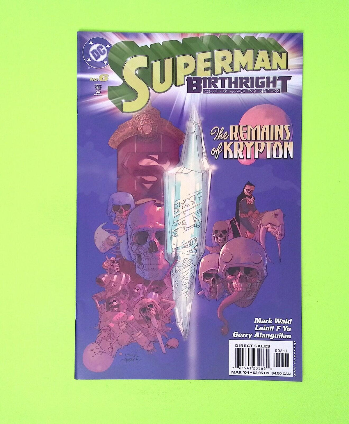 Superman Birthright #6 2004 DC Comics High Grade Comic Book X220-155