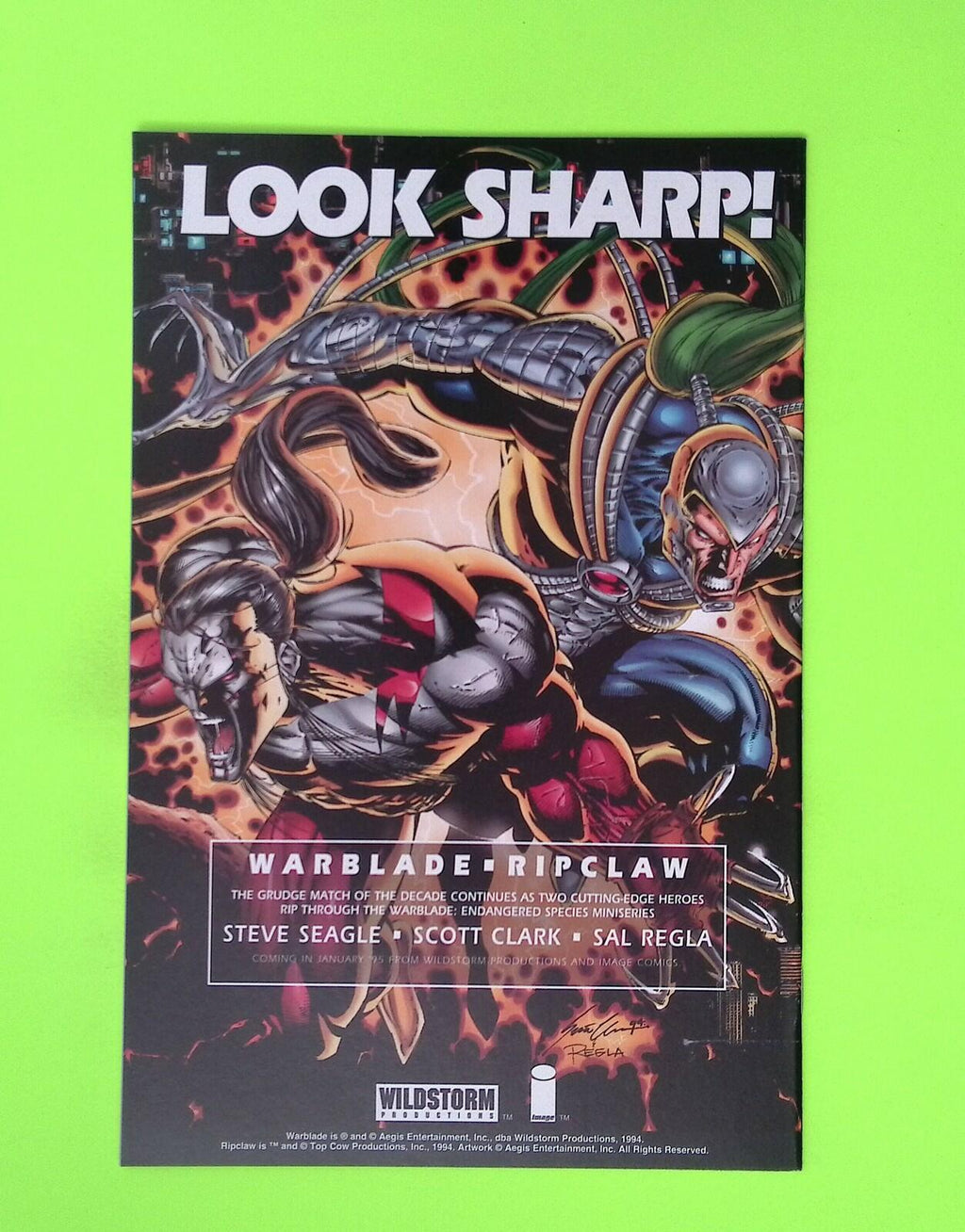 Backlash #3 1995 Image Comics 8.0 Comic Book X87-203