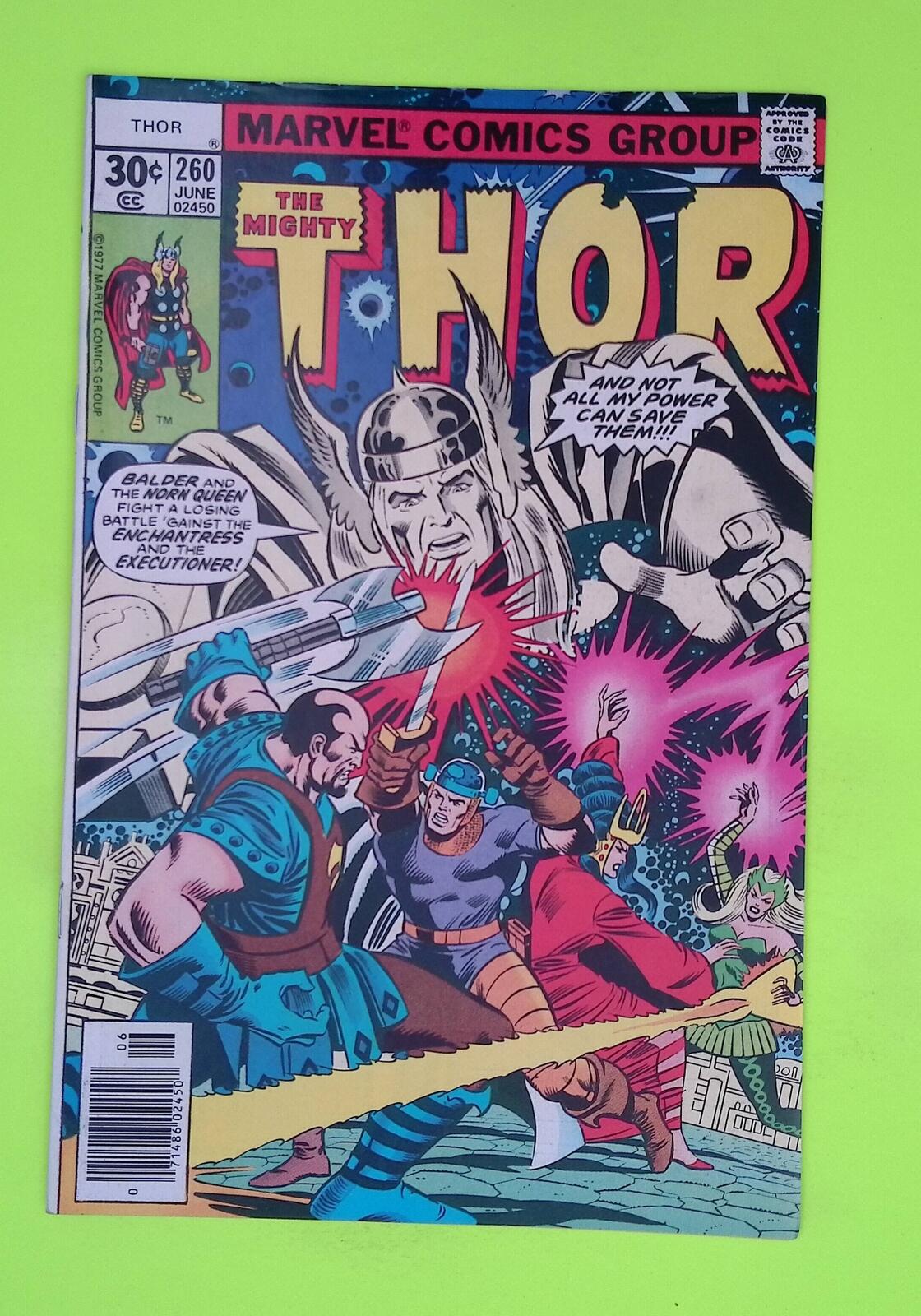 Thor #260 Vol. 1 1977 Marvel Comics Mid Grade Comic Book A22-61