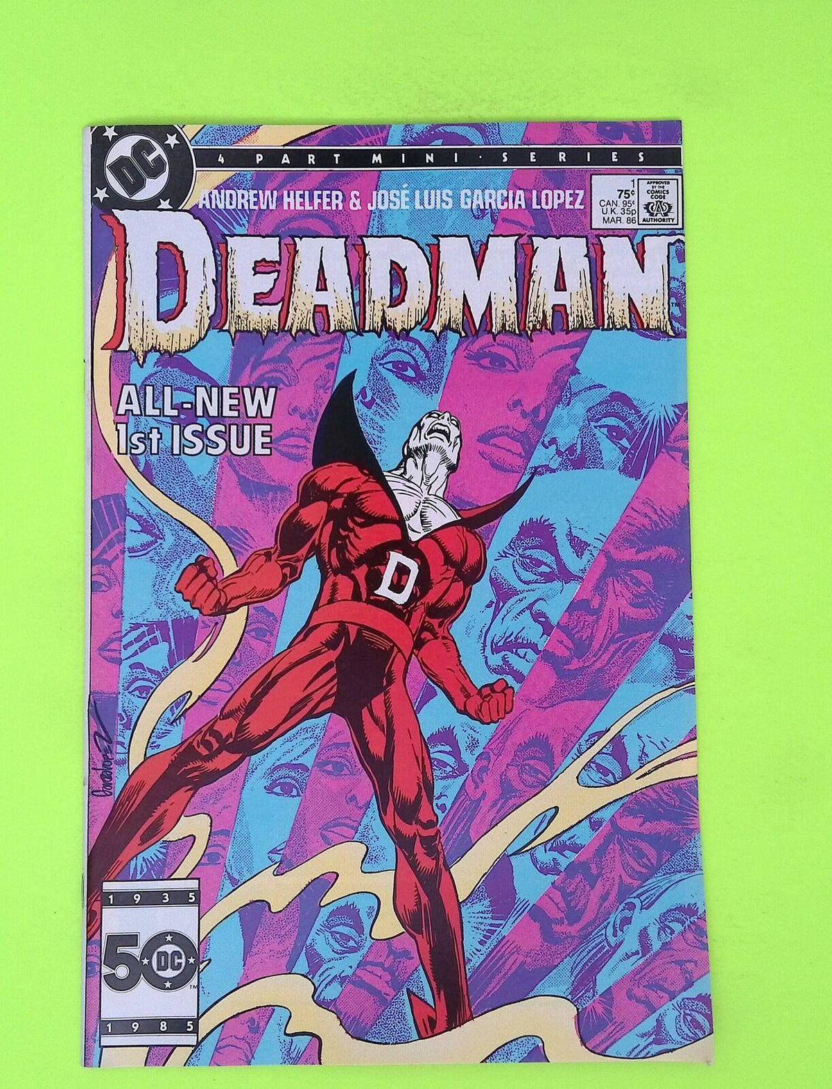 Deadman #1 Vol. 2 1986 DC Comics High Grade Comic Book P37-137