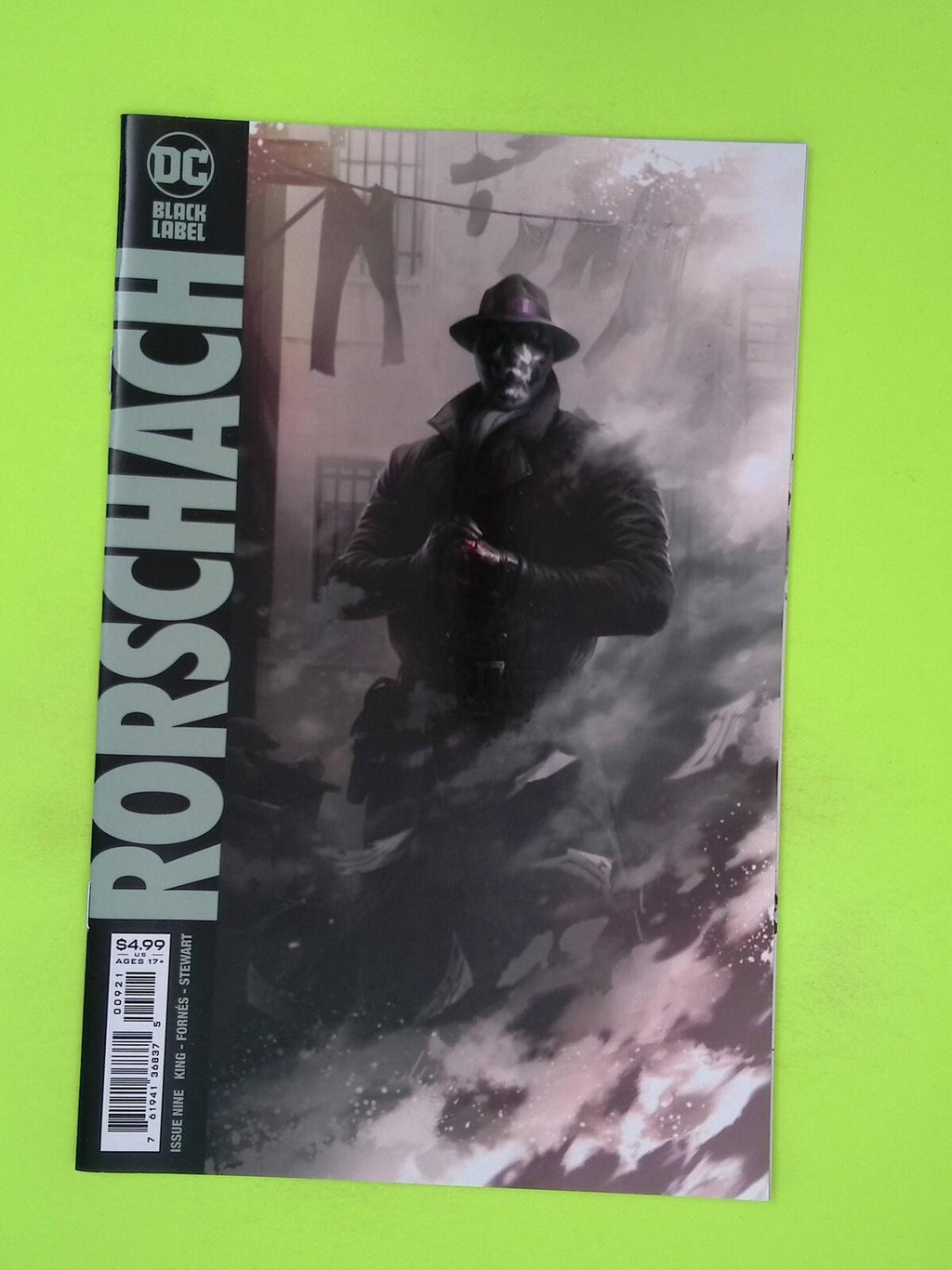 Rorschach #9b Maxi 2021 DC Black Label Variant High Grade Comic Book V84-207