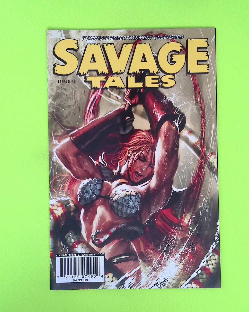 Savage Tales #3b 2007 Dynamite Entertainment Variant High Grade X166-271