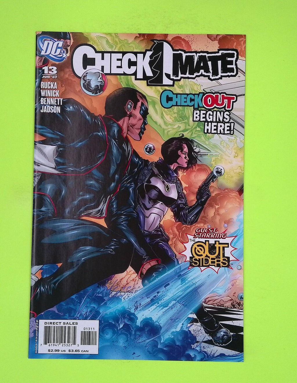 Checkmate #13 Vol. 2 2007 DC Comics High Grade Comic Book J84-83