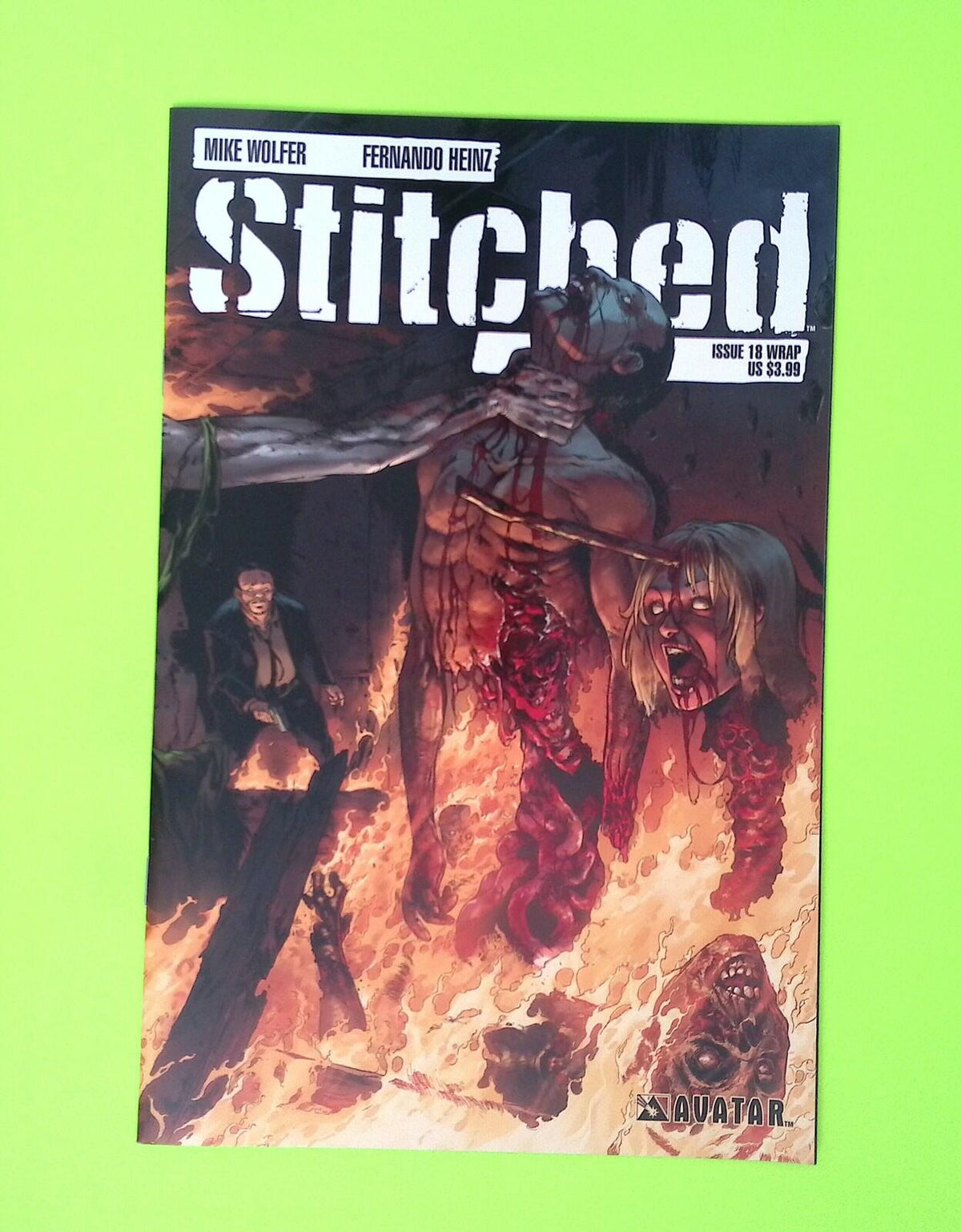 Stitched #18b 2013 Avatar Press Variant High Grade Comic Book W223-72