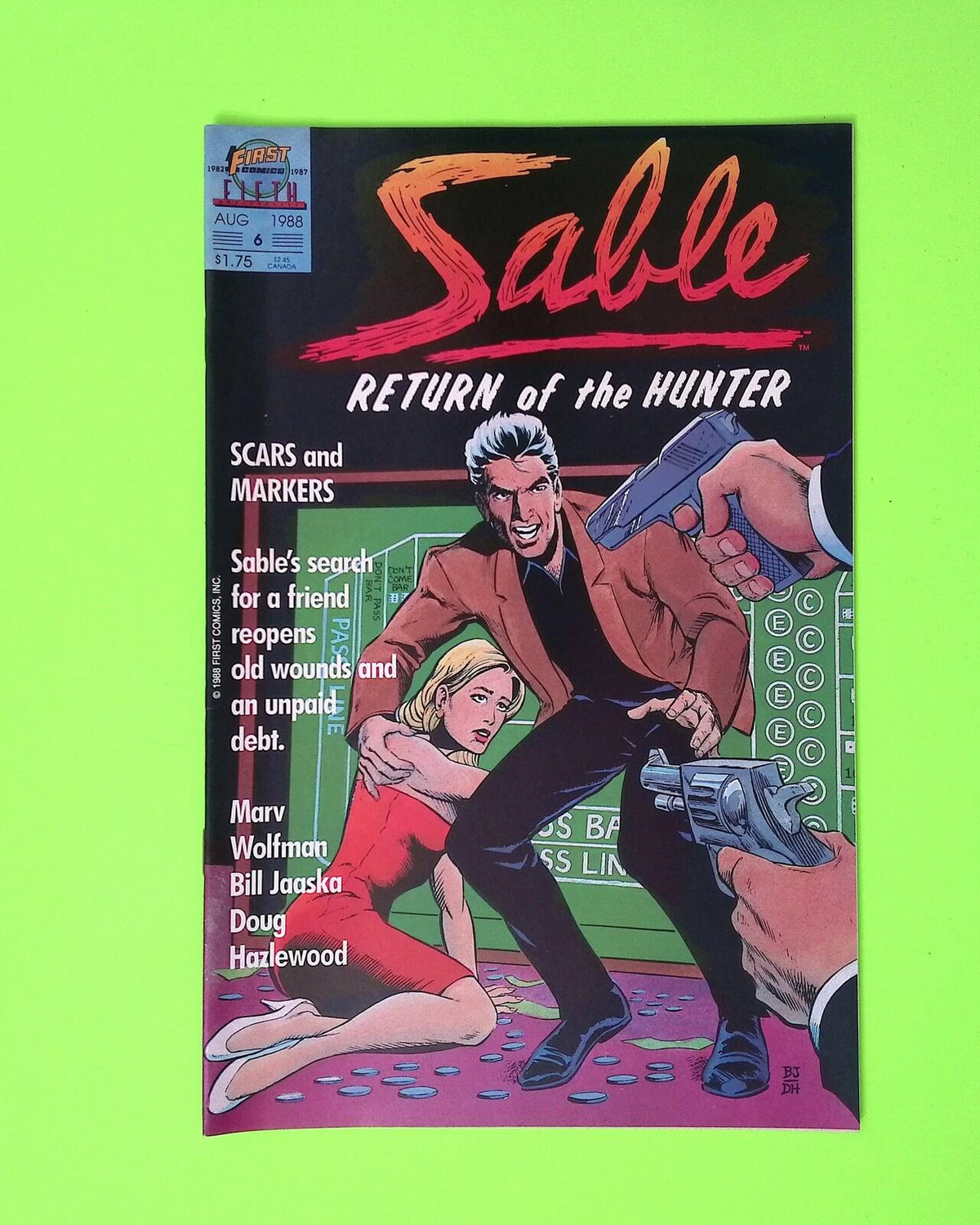 Sable #6 1988 First Comics Higher Grade Comic Book B20-91