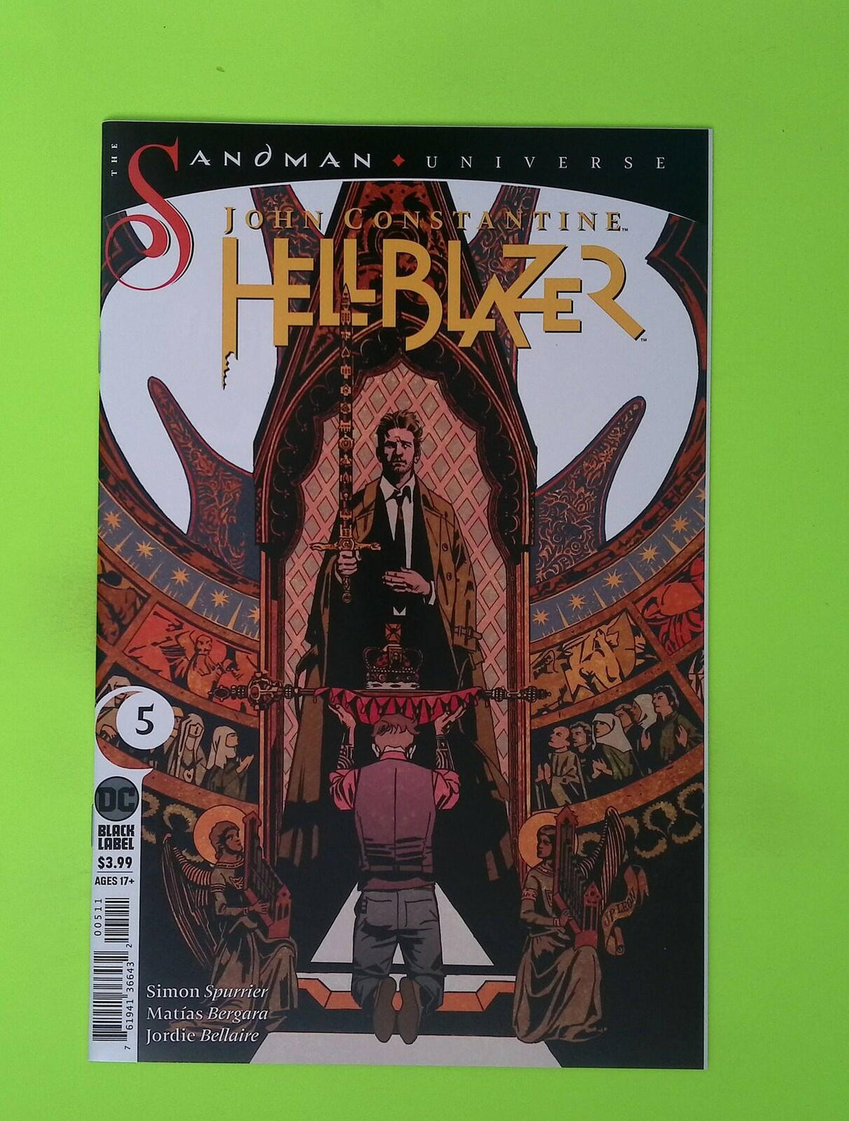 John Constantine Hellblazer #5 2020 DC Black Label High Grade Comic Book X96-16