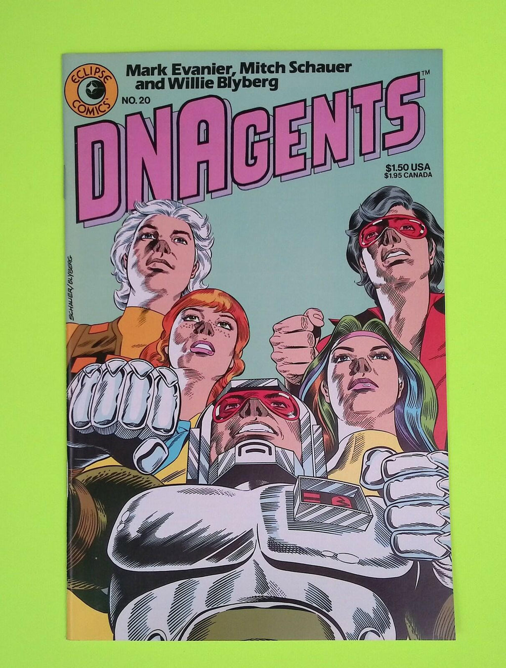 DNAgents #20 Vol. 1 1985 Eclipse Comics High Grade Comic Book J47-55