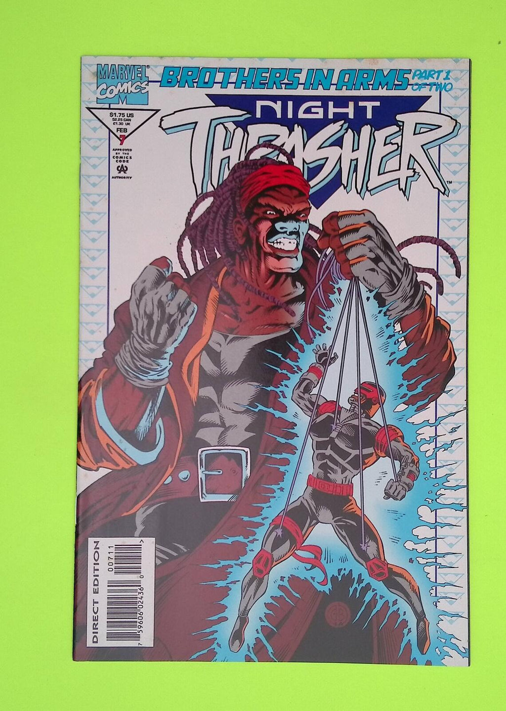 Night Thrasher #7 1994 Marvel Comics High Grade Comic Book K15-150