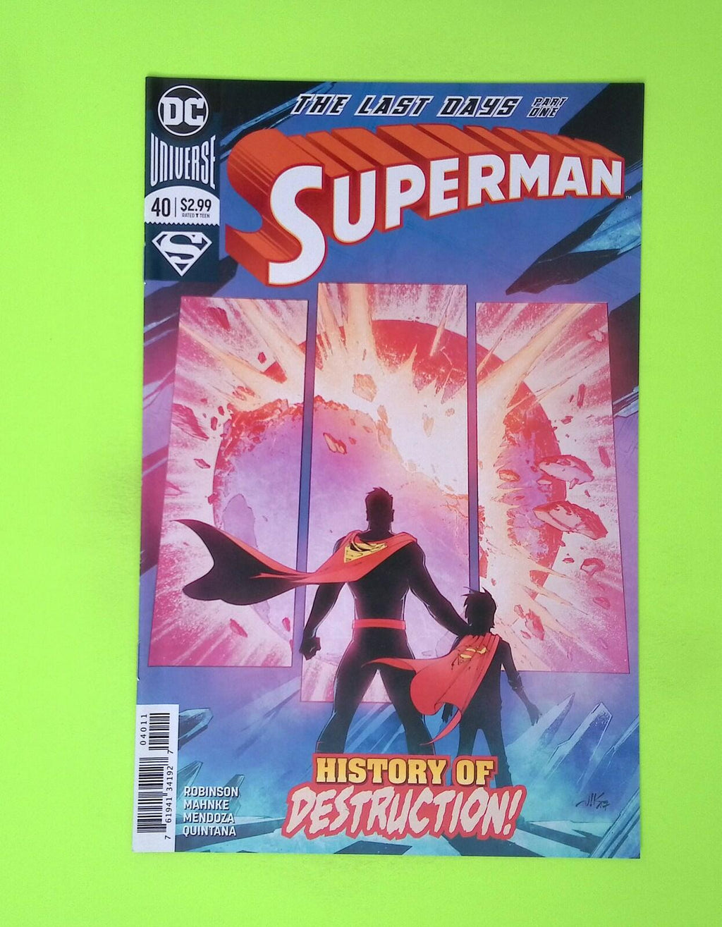 Superman #40 Vol. 4 2018 DC Comics High Grade Comic Book X17-263