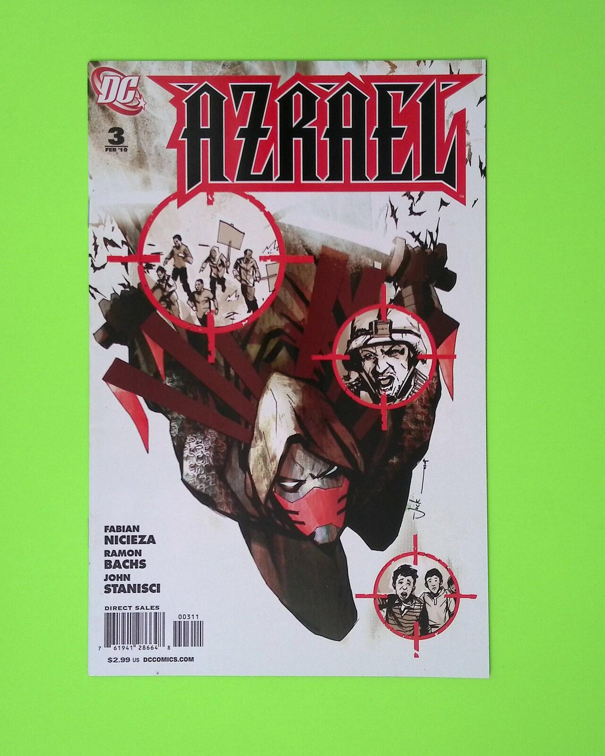 Azrael #3 Vol. 2 2010 DC Comics Higher Grade Comic Book B43-53