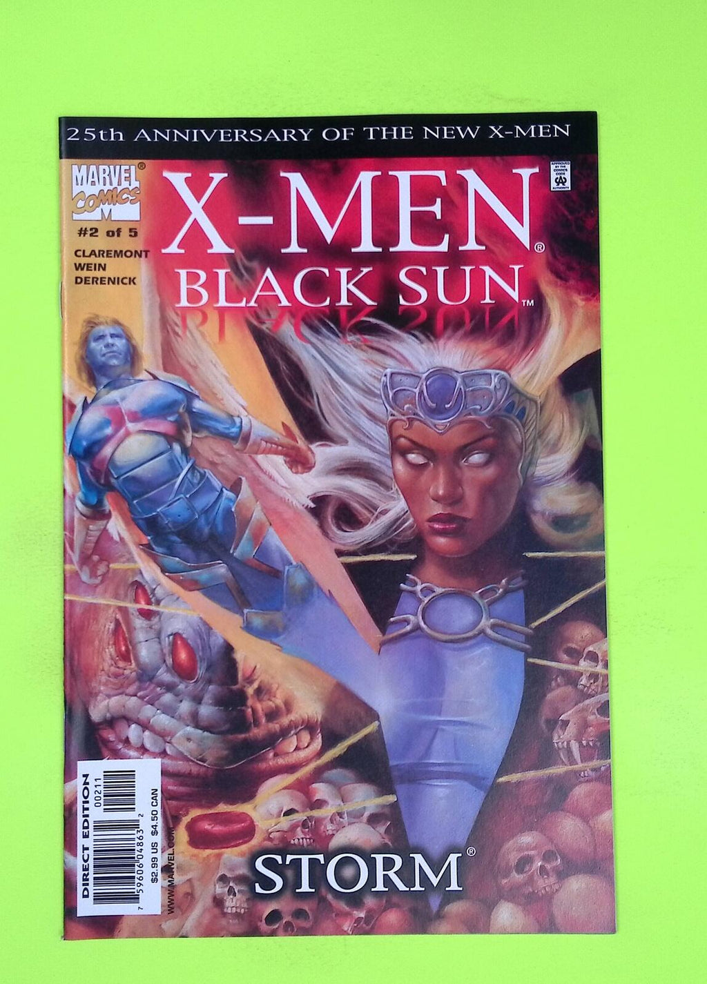 X-Men Black Sun #2 2000 Marvel Comics 8.0 Comic Book A92-10