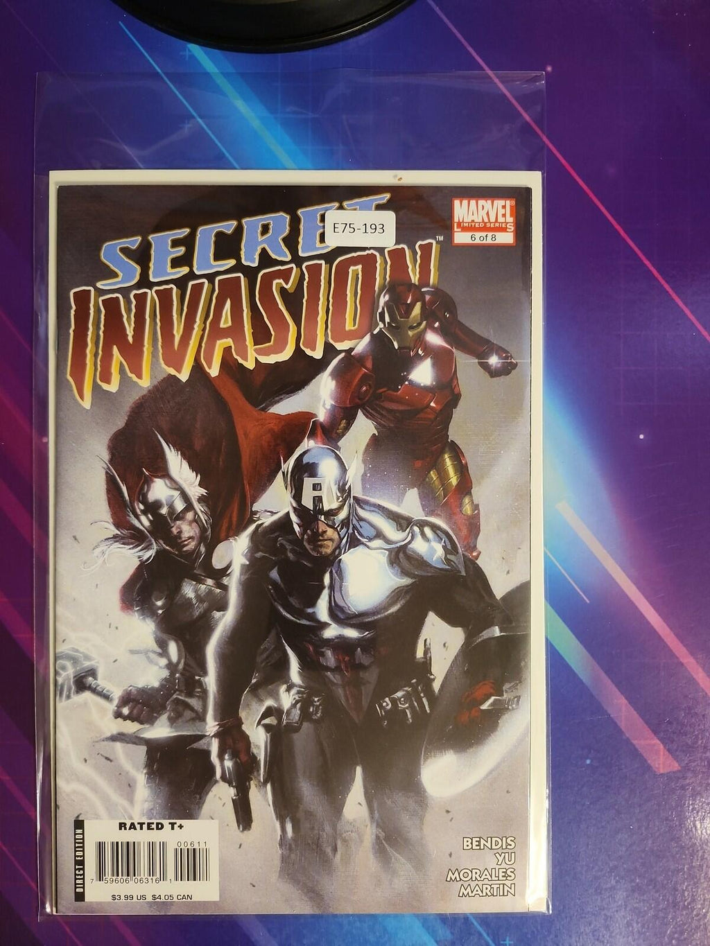 SECRET INVASION #6 VOL. 1 HIGH GRADE MARVEL COMIC BOOK E75-193
