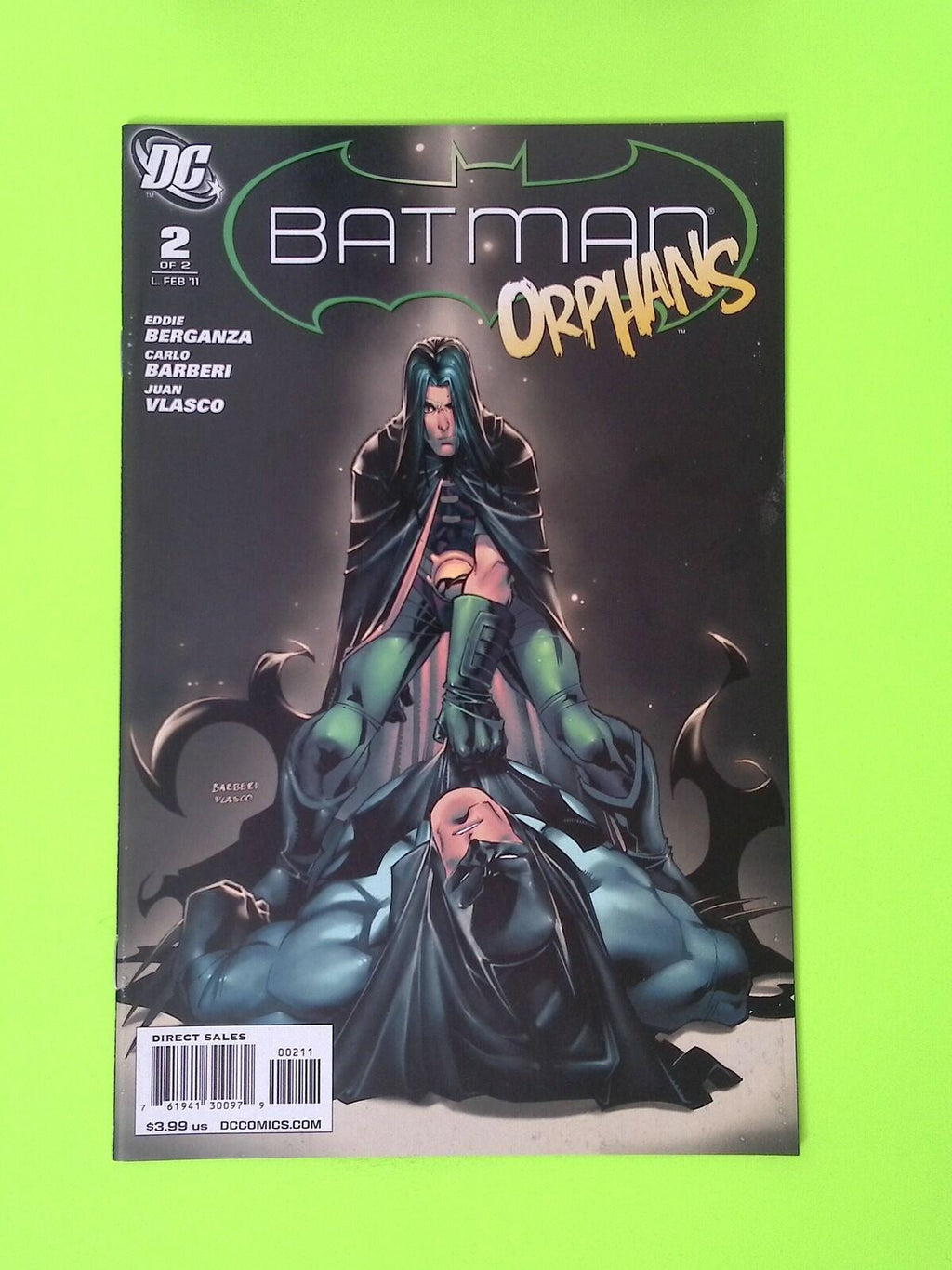 Batman Orphans #2 2011 DC Comics High Grade Comic Book W90-213
