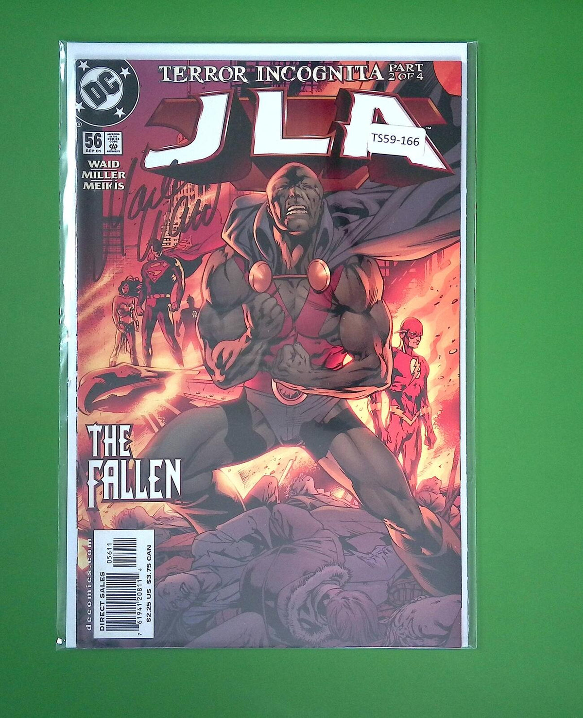 JLA #56 HIGH GRADE (SIGNED) DC COMIC BOOK TS59-166