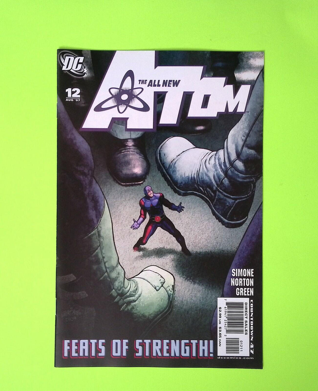 The All-New Atom #12 2007 DC Comics Higher Grade Comic Book Q109-101