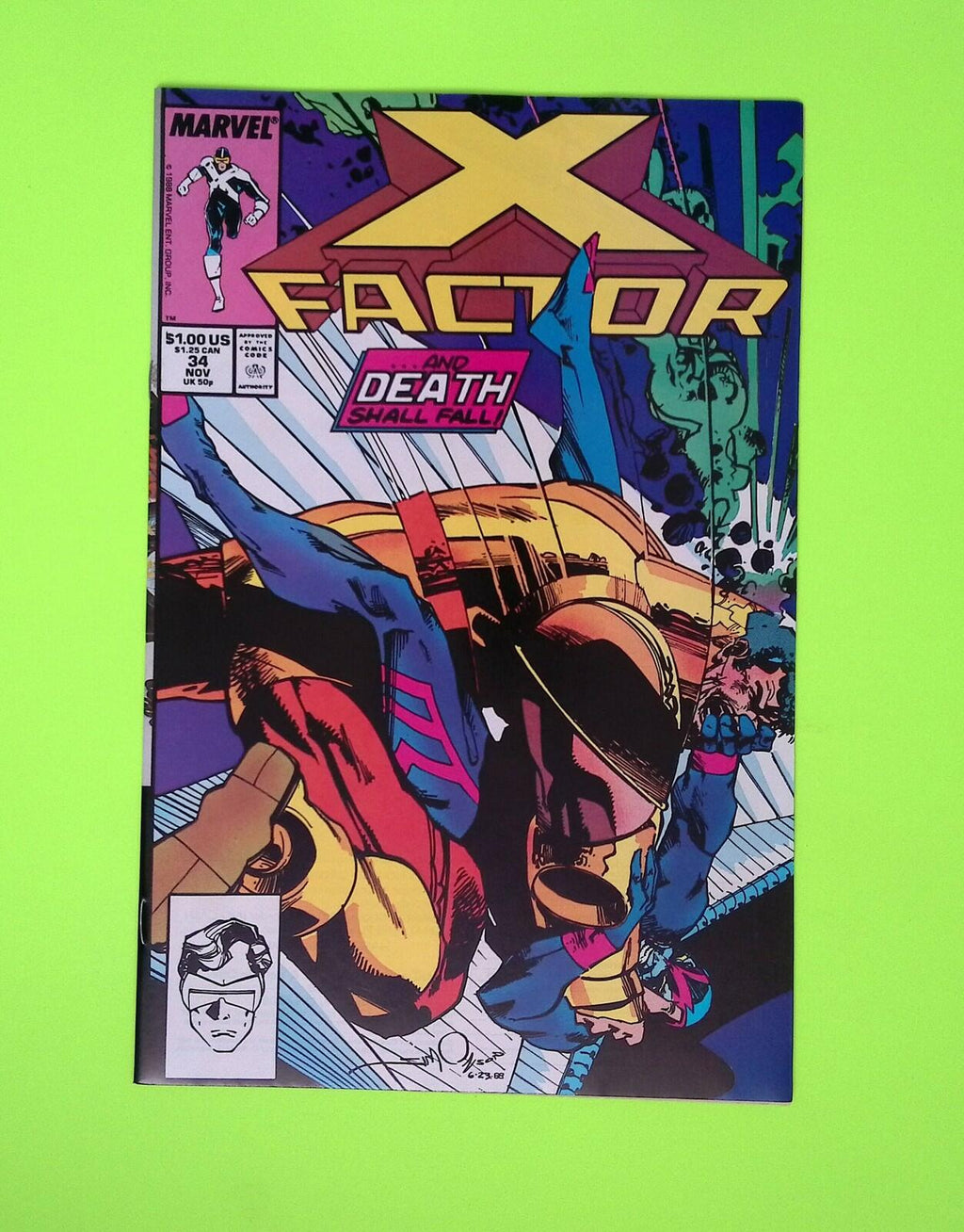 X-Factor #34 Vol. 1 1988 Marvel Comics High Grade Comic Book Q48-9
