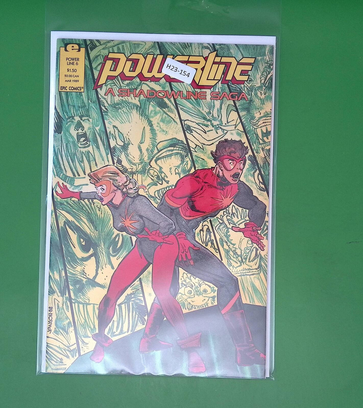 POWER LINE #6 8.0 EPIC COMIC BOOK H23-154